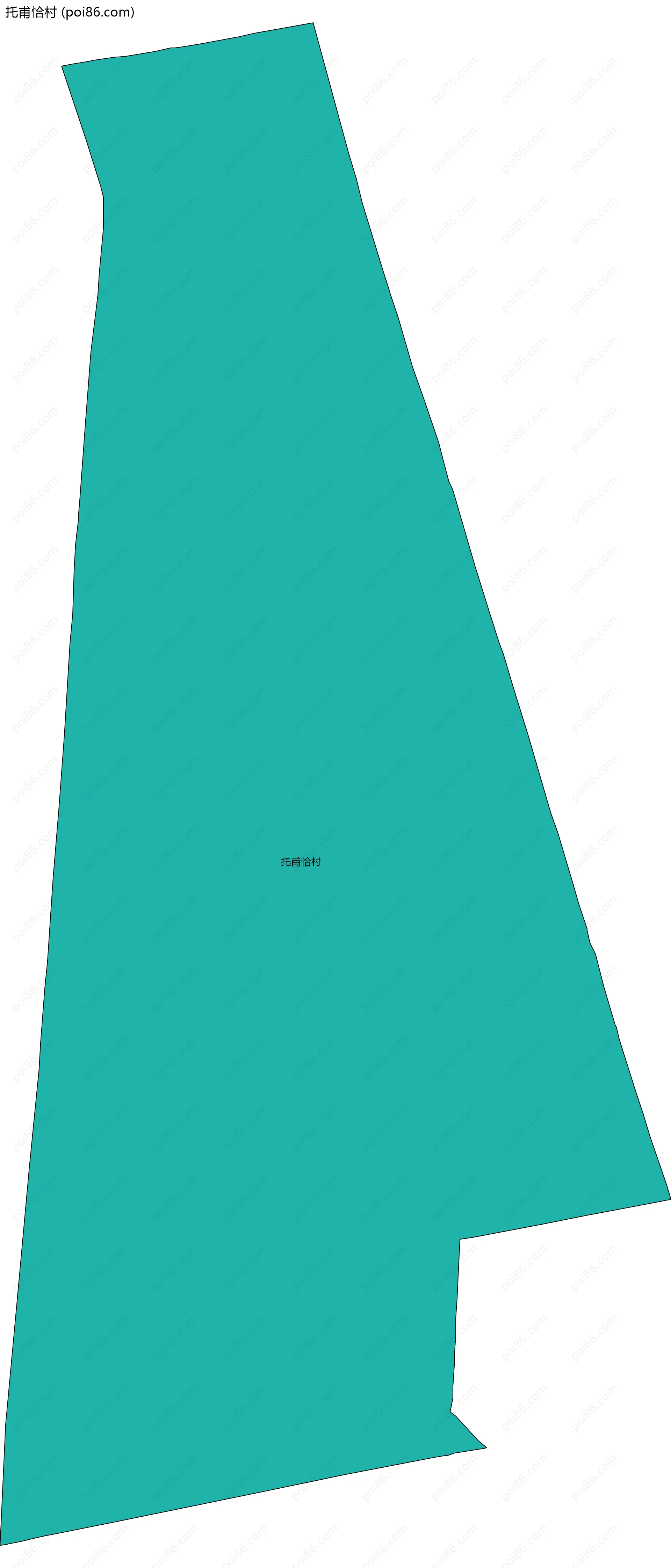 托甫恰村边界地图