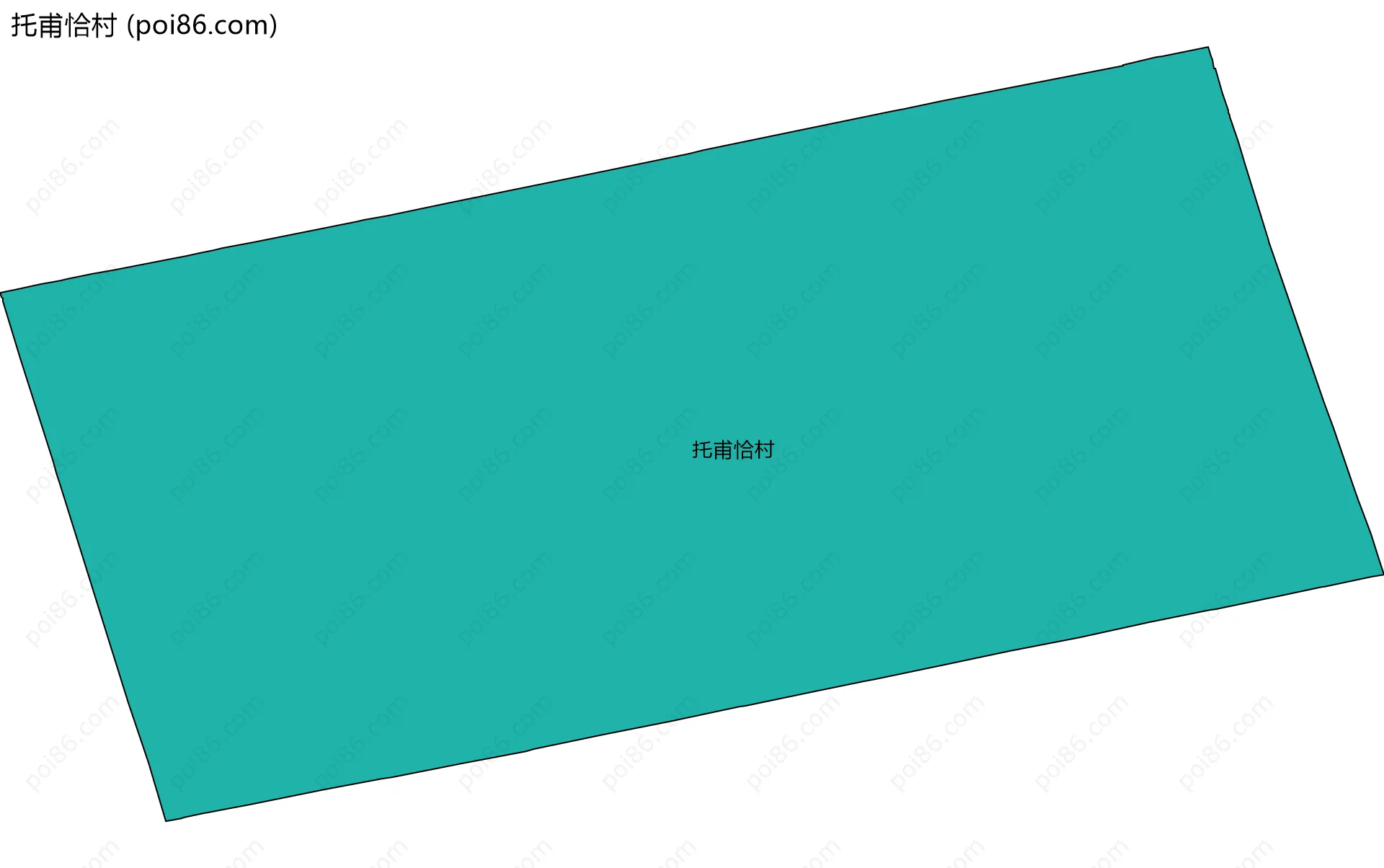 托甫恰村边界地图