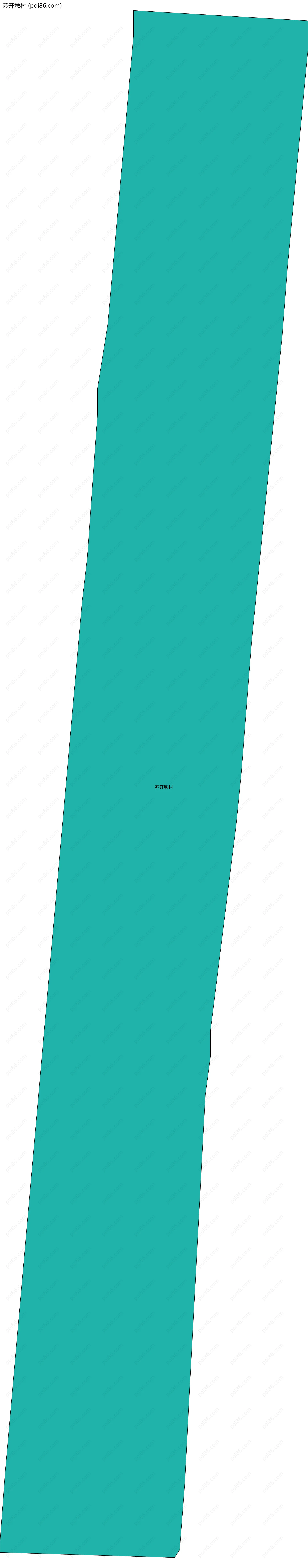 苏开墩村边界地图