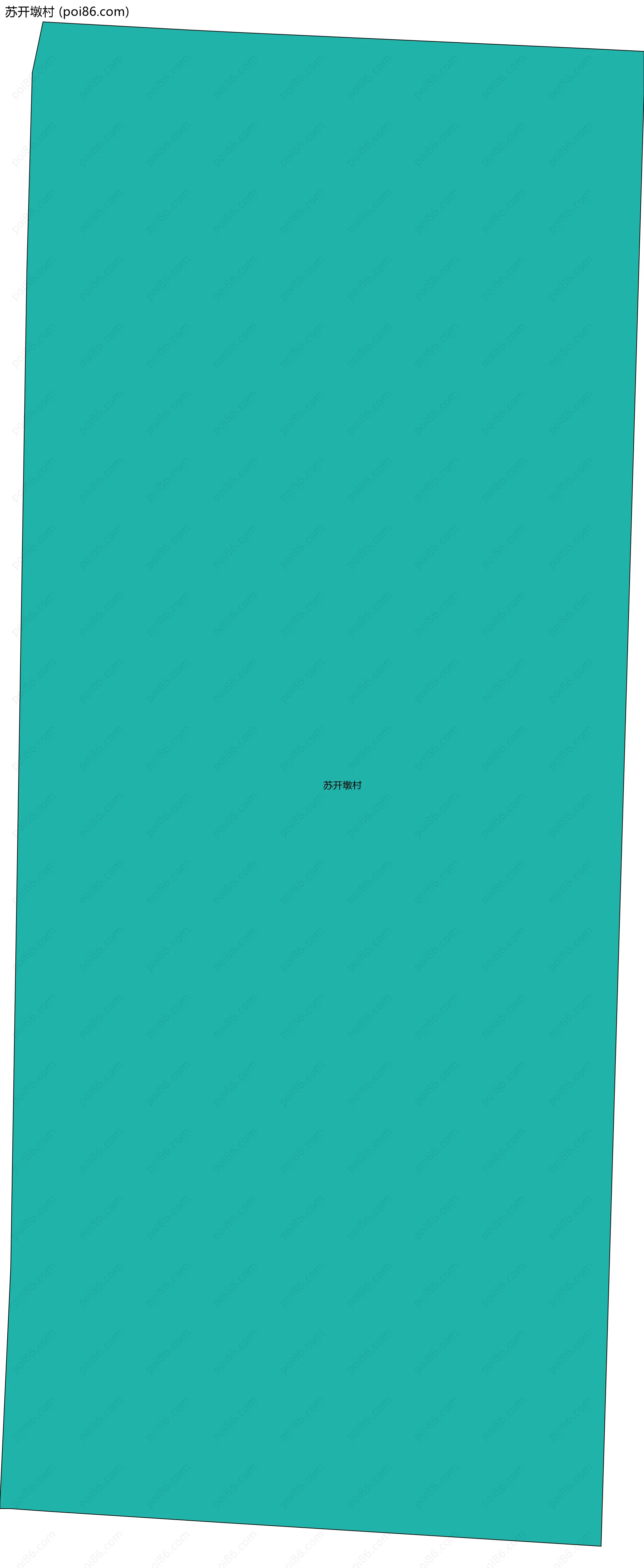 苏开墩村边界地图