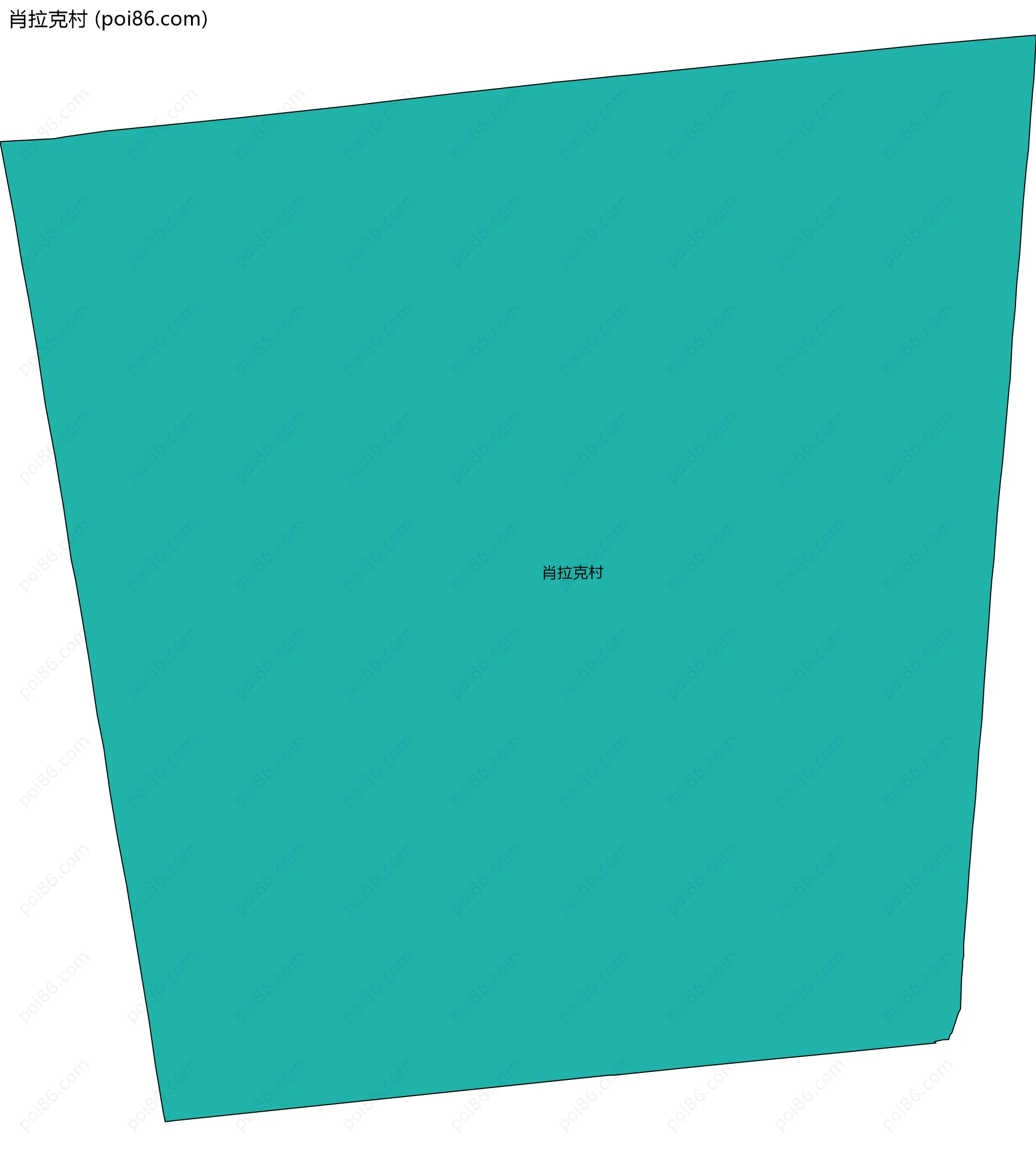 肖拉克村边界地图