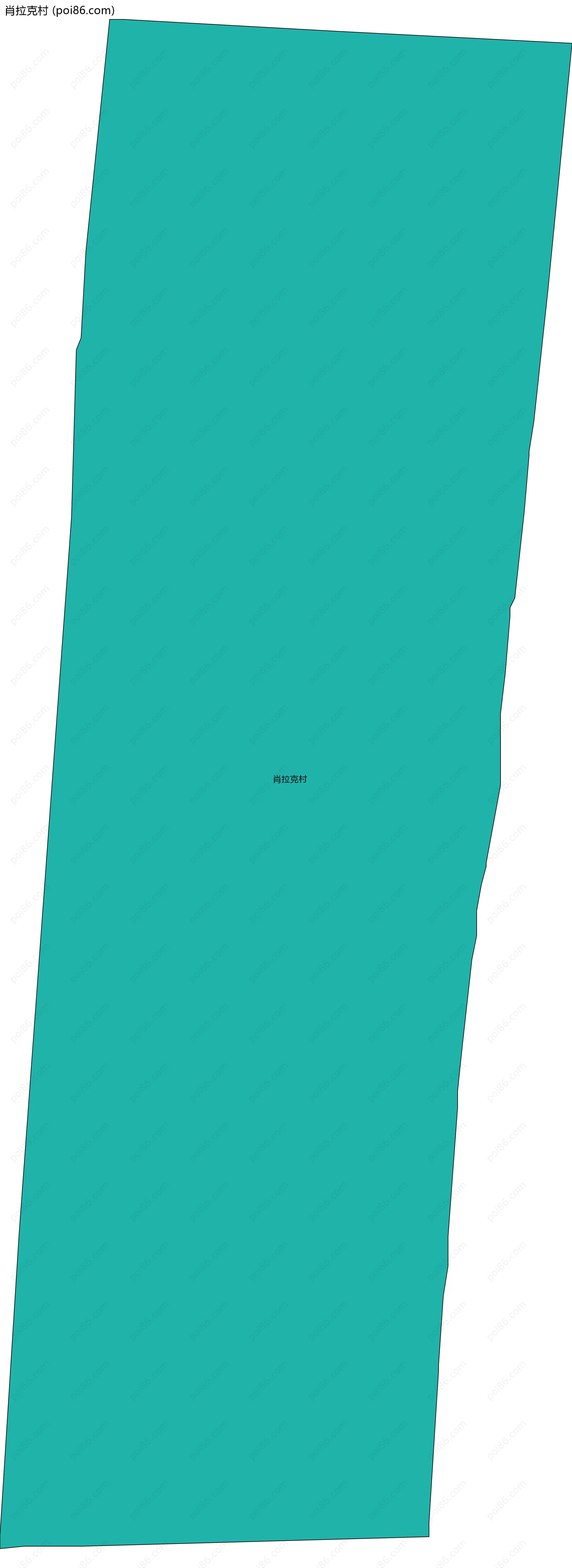 肖拉克村边界地图