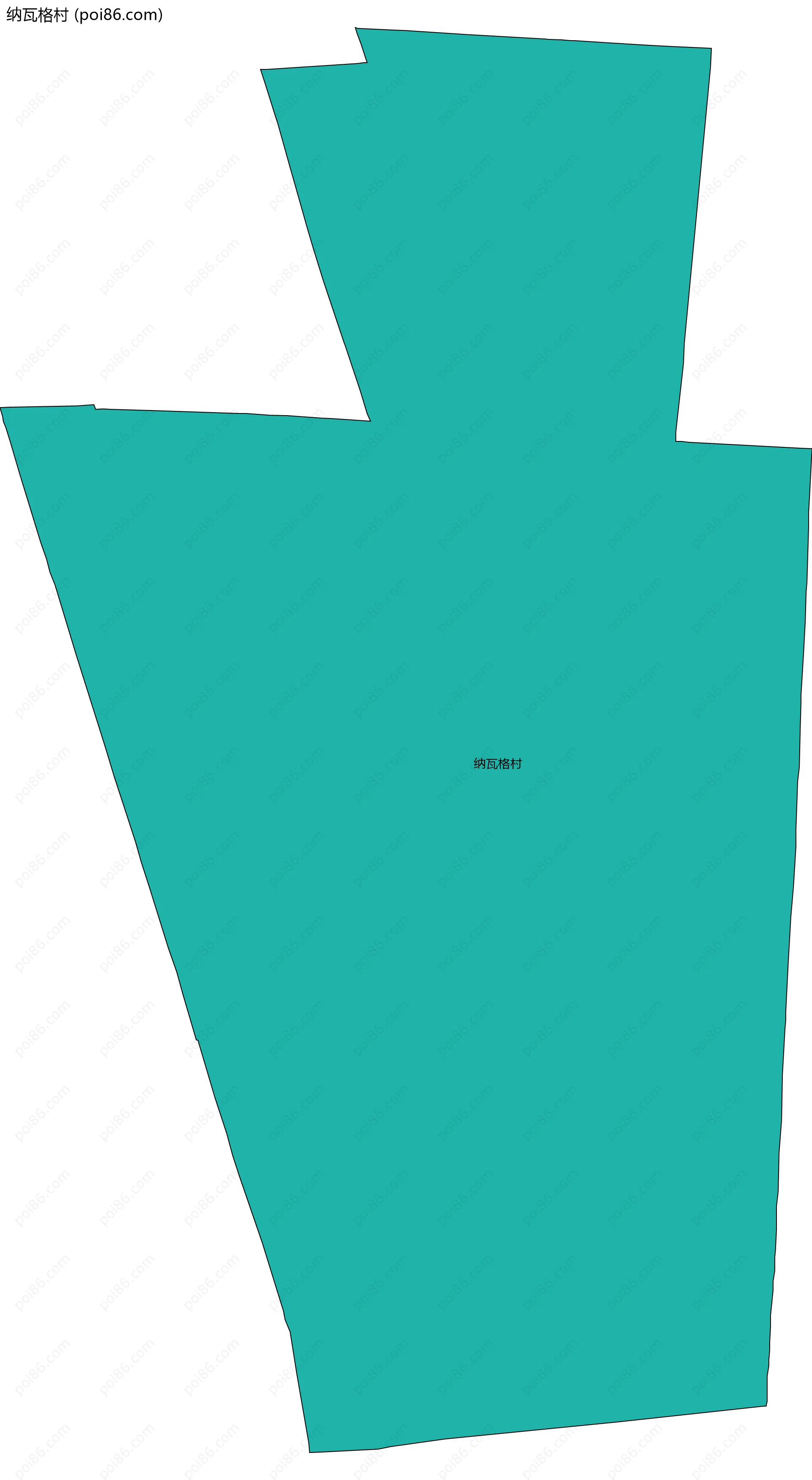 纳瓦格村边界地图