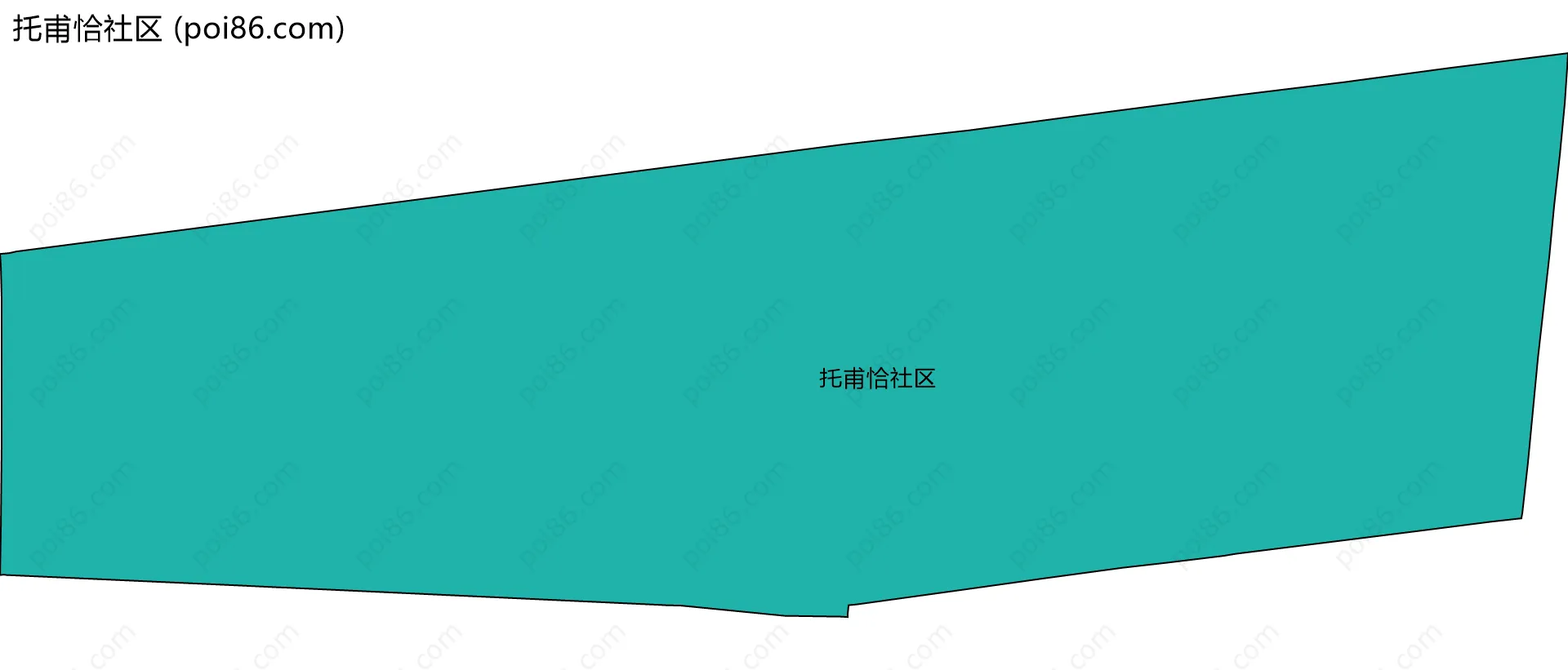 托甫恰社区边界地图