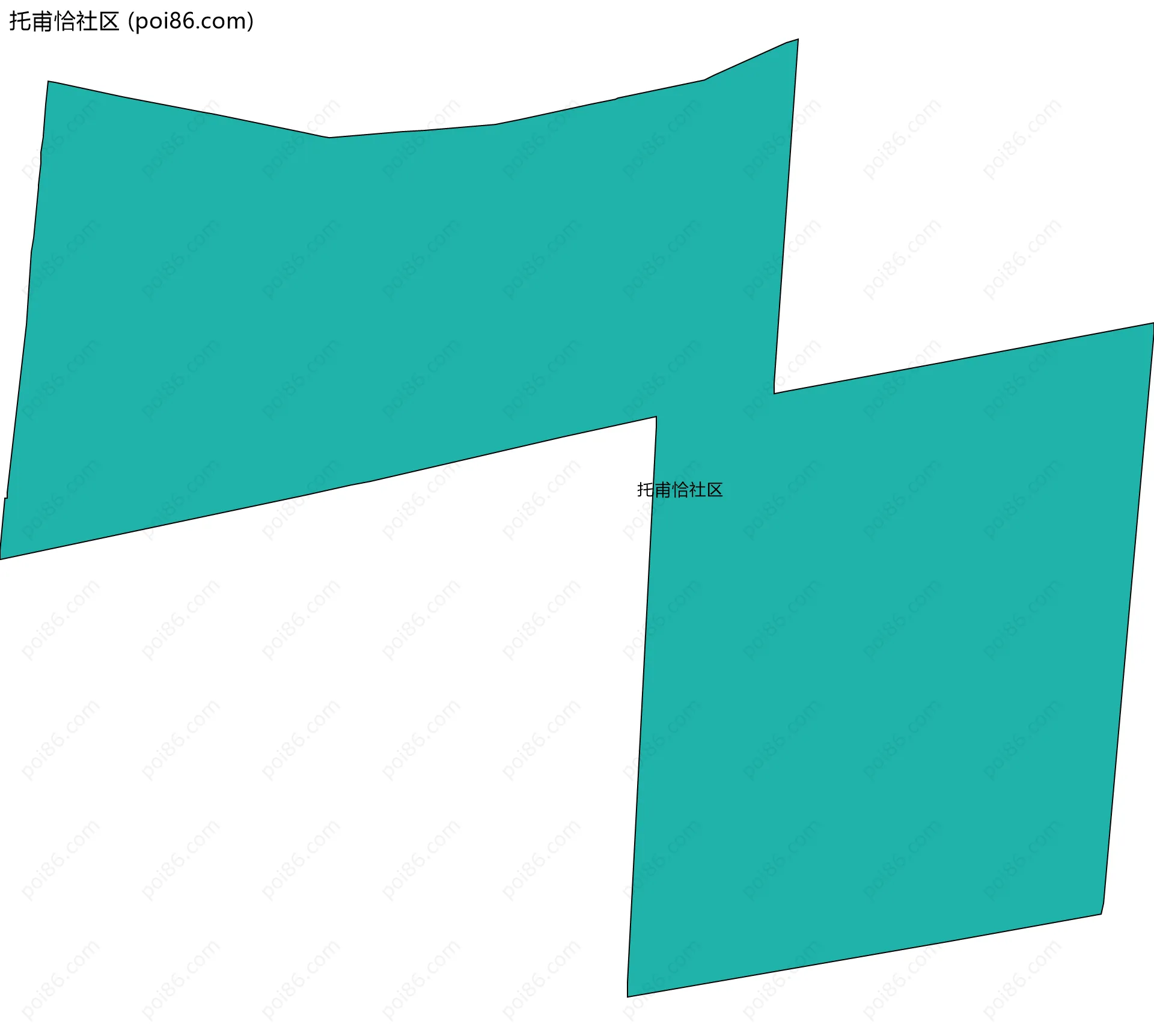 托甫恰社区边界地图