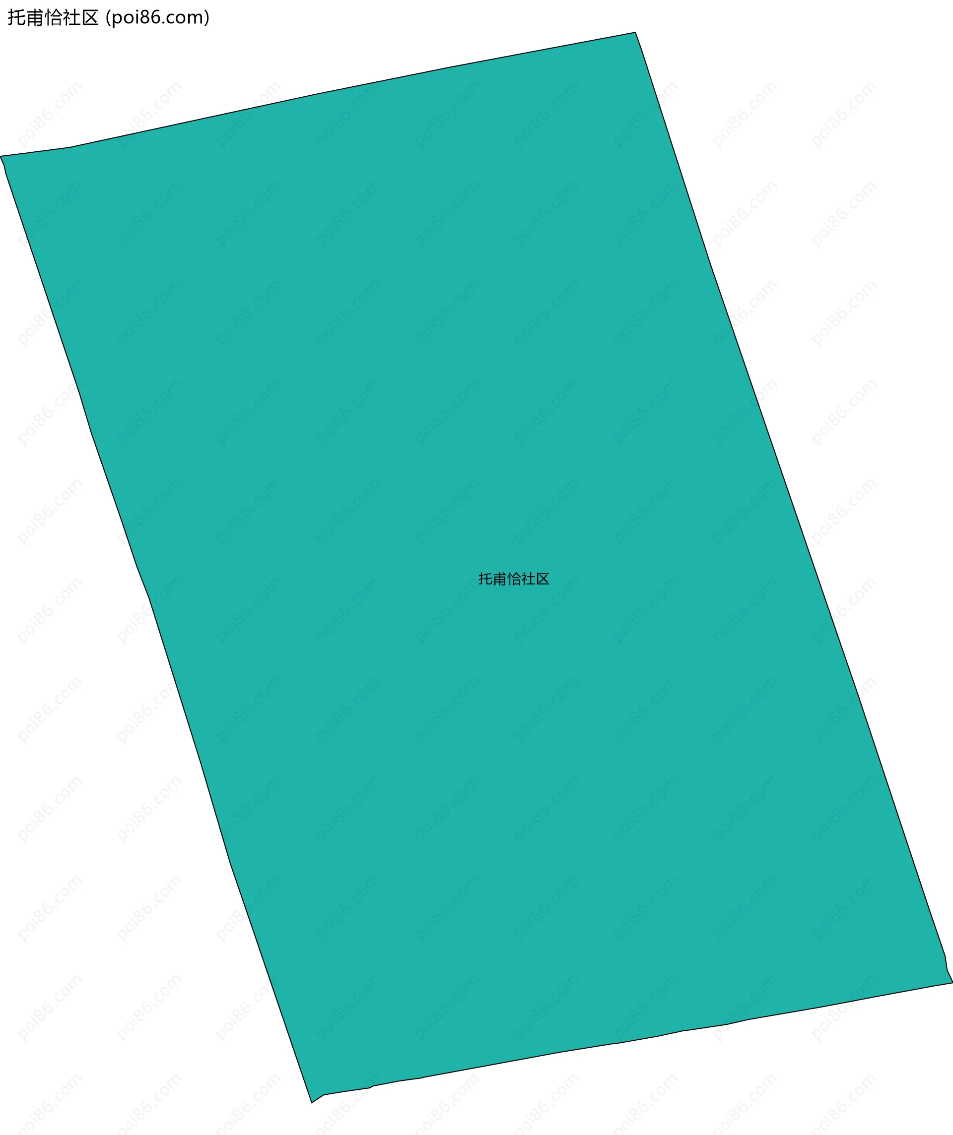 托甫恰社区边界地图