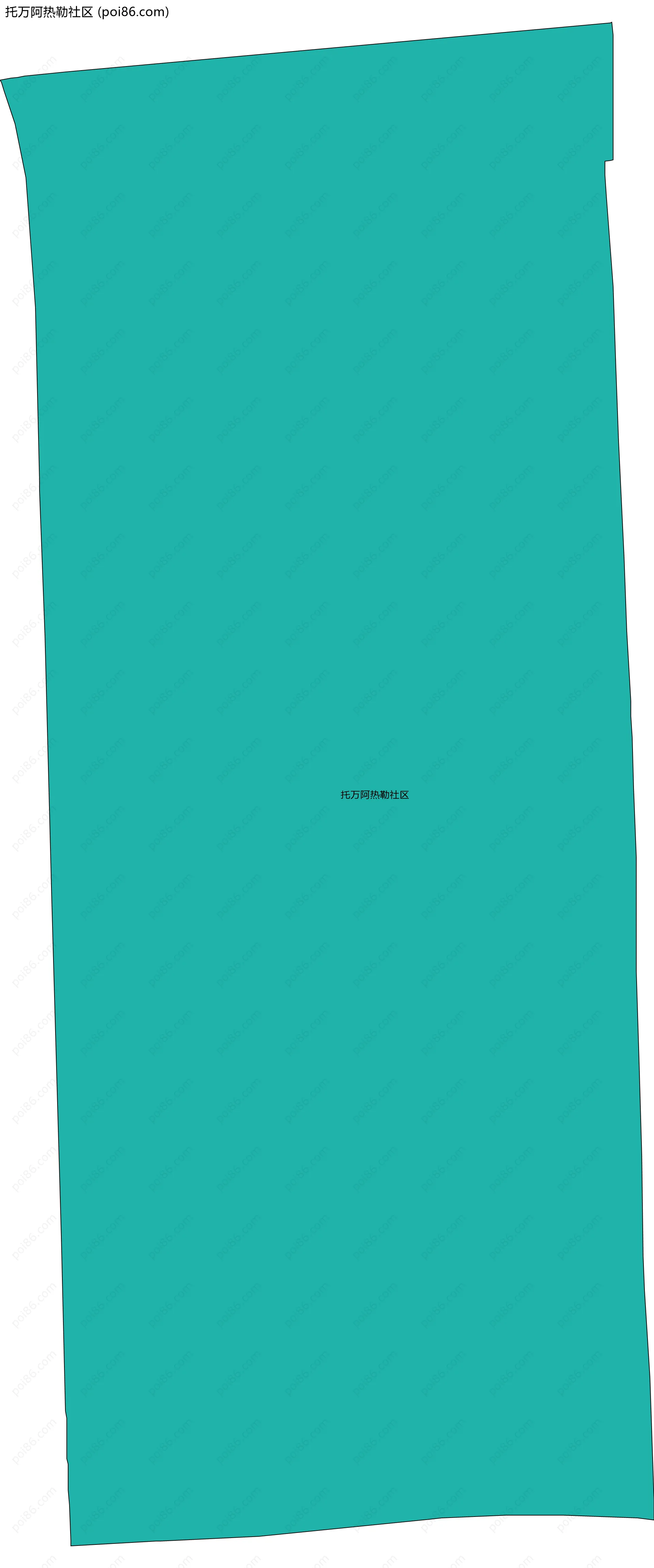 托万阿热勒社区边界地图