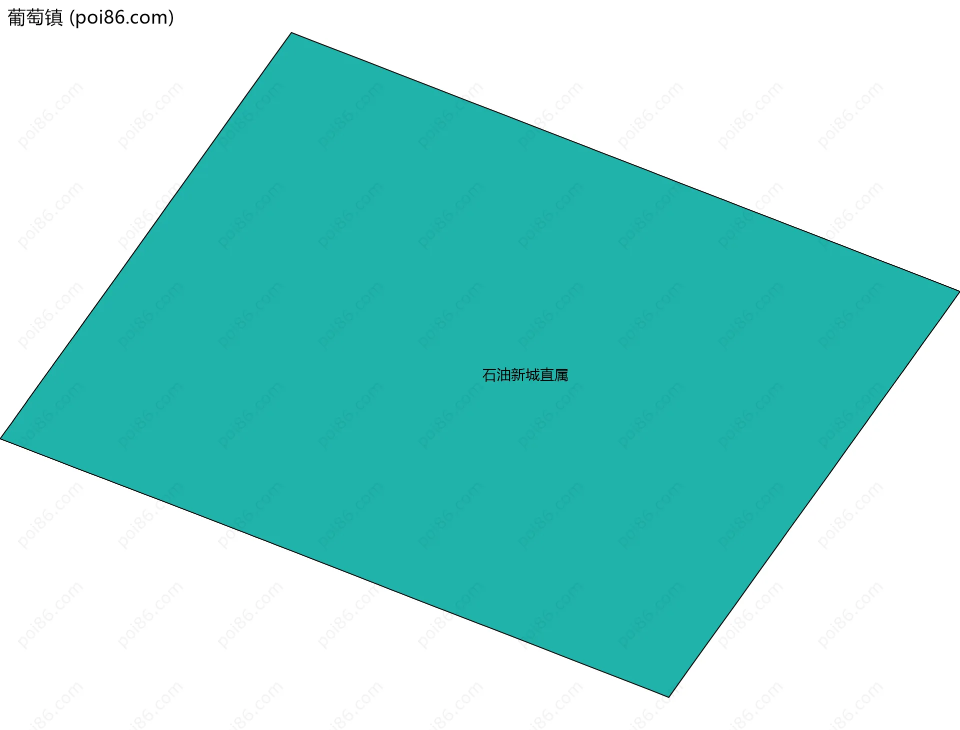 葡萄镇边界地图(五级行政区划)