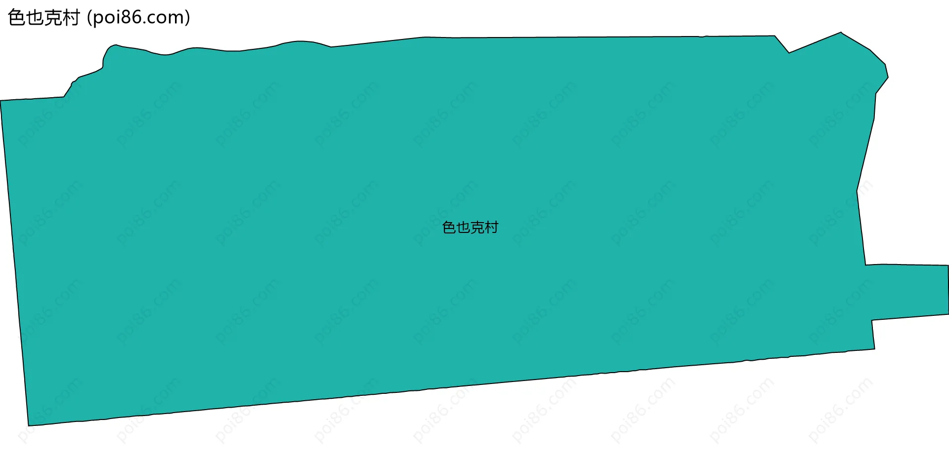 色也克村边界地图