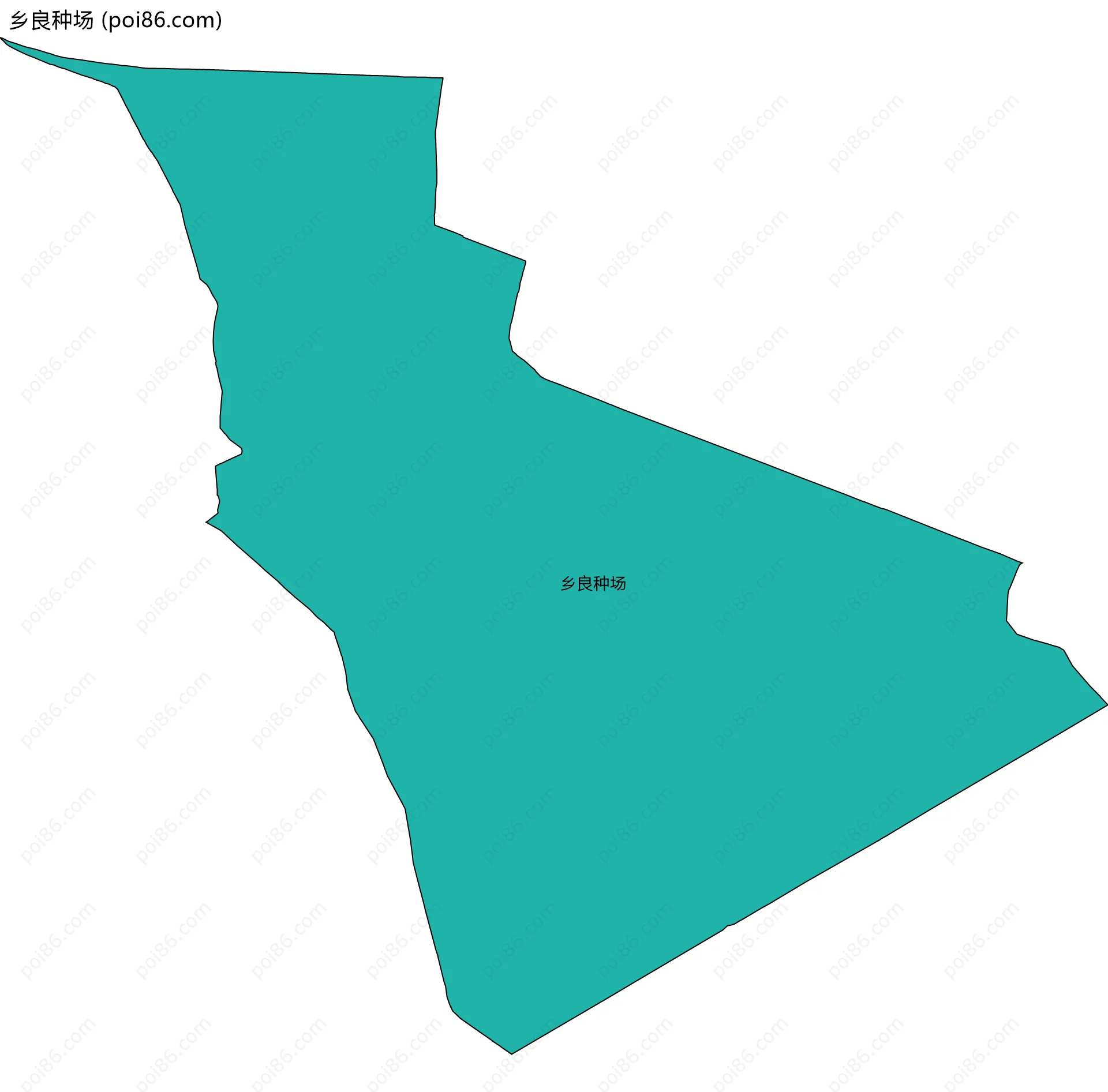 乡良种场边界地图