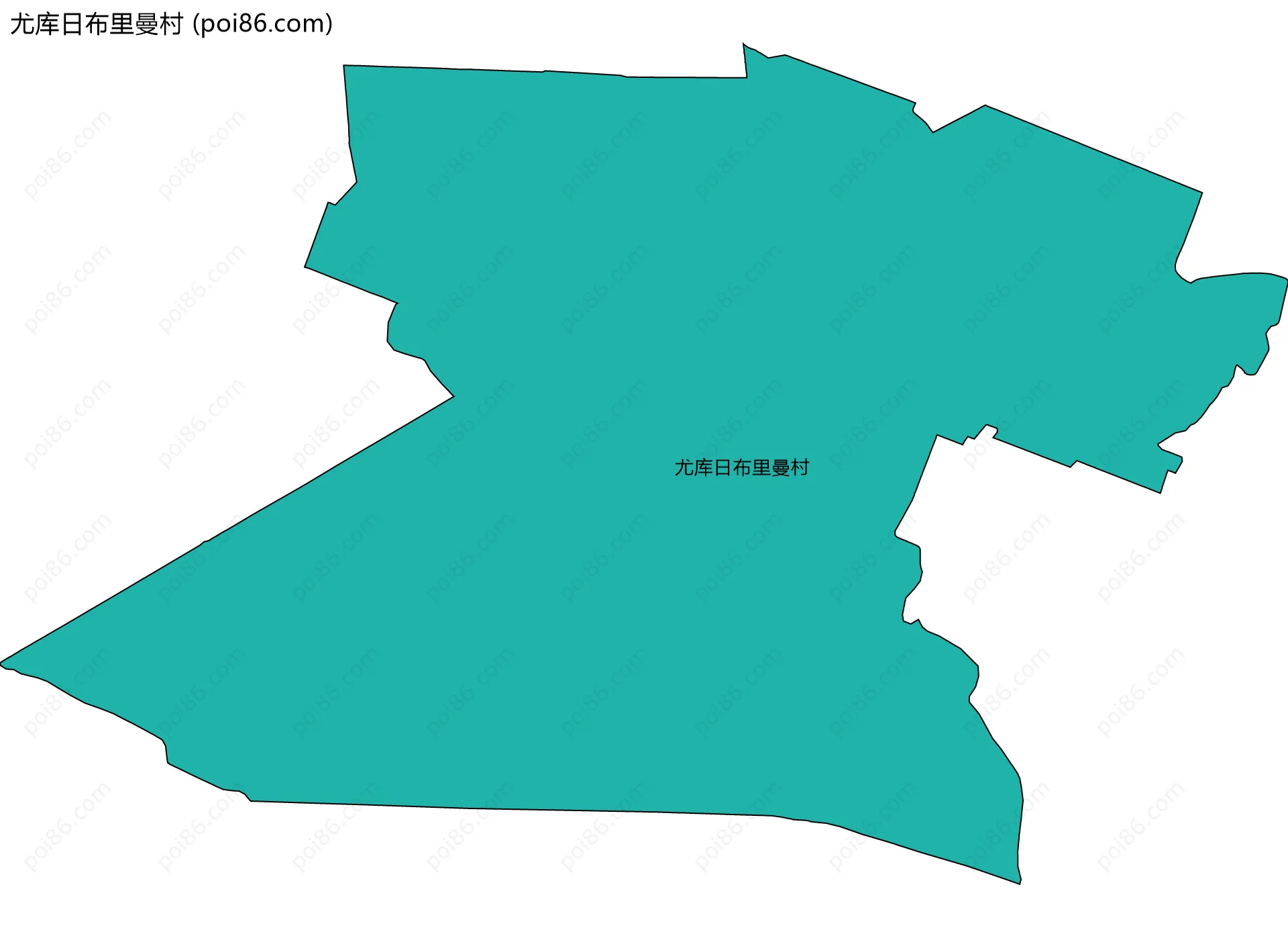 尤库日布里曼村边界地图