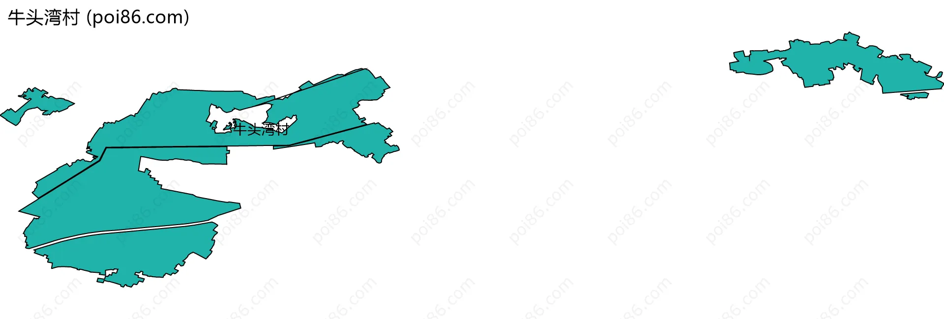 牛头湾村边界地图
