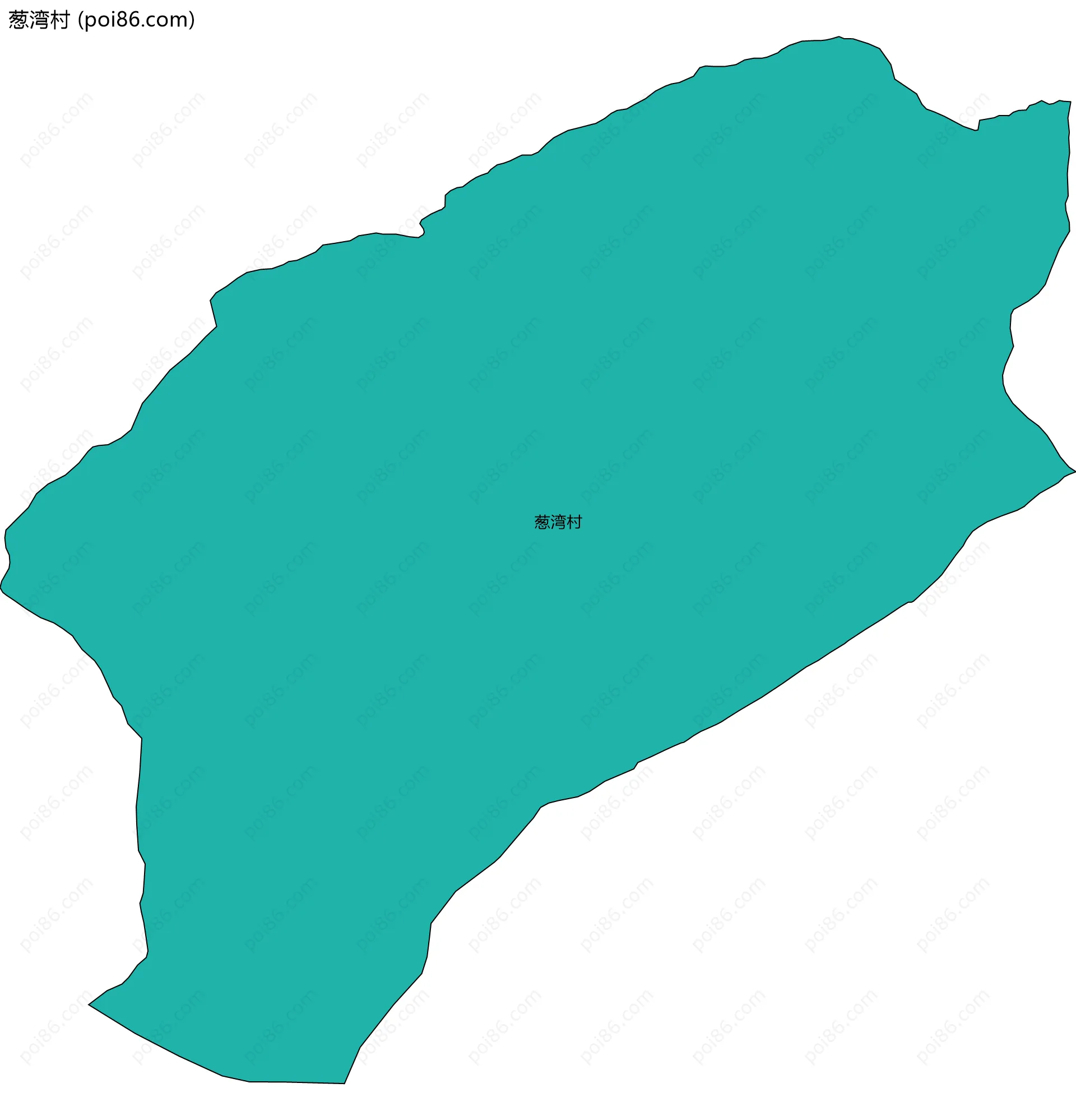 葱湾村边界地图