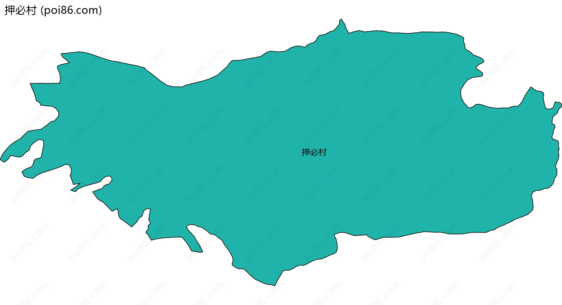 押必村边界地图