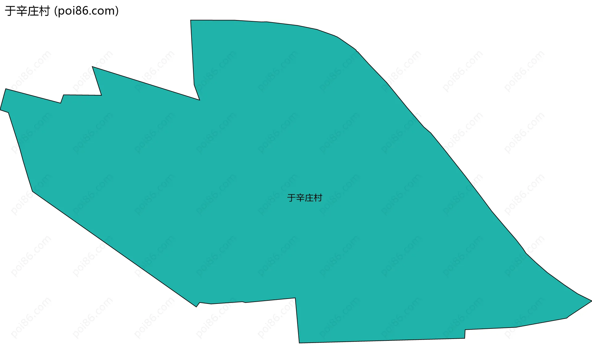 于辛庄村边界地图