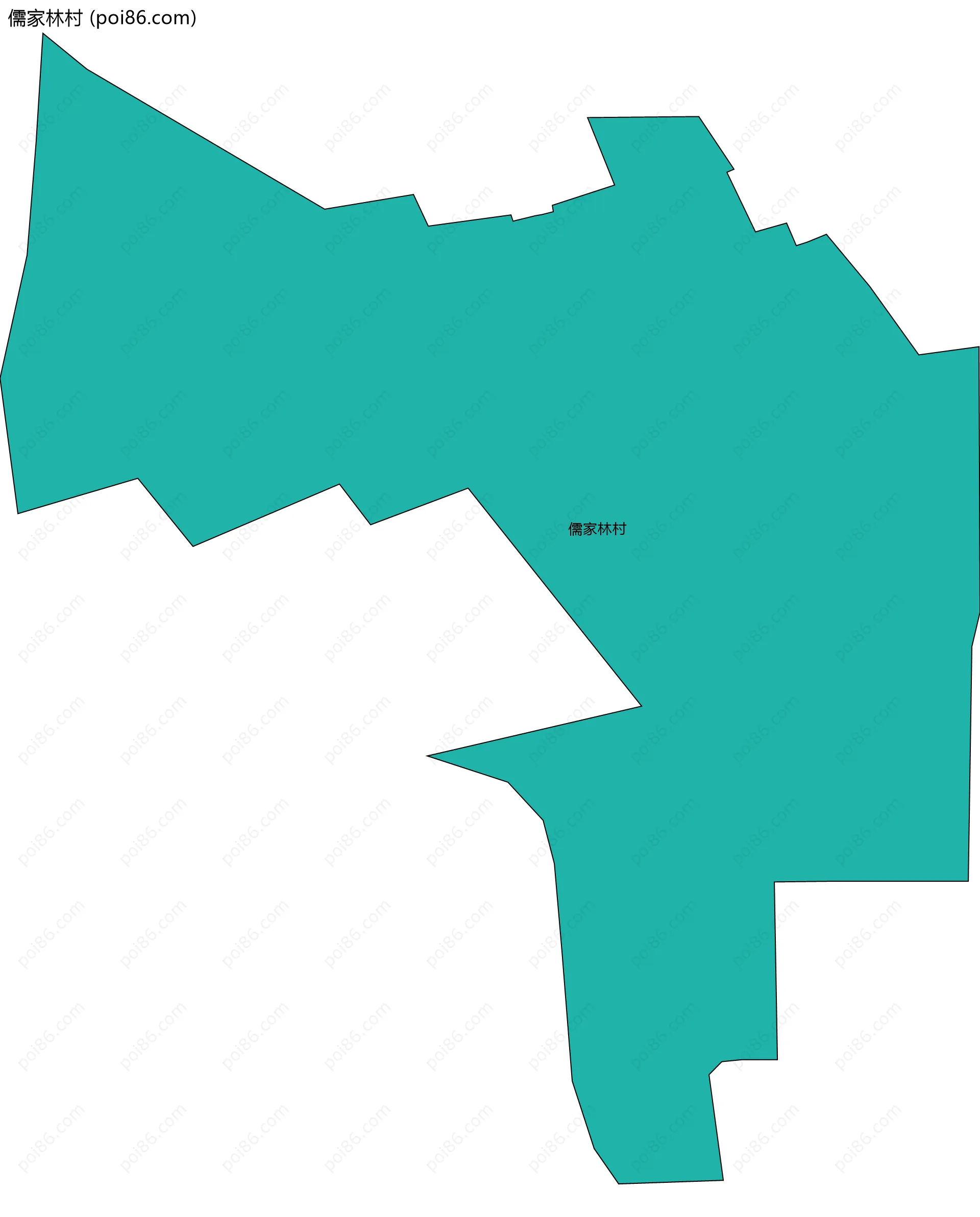 儒家林村边界地图