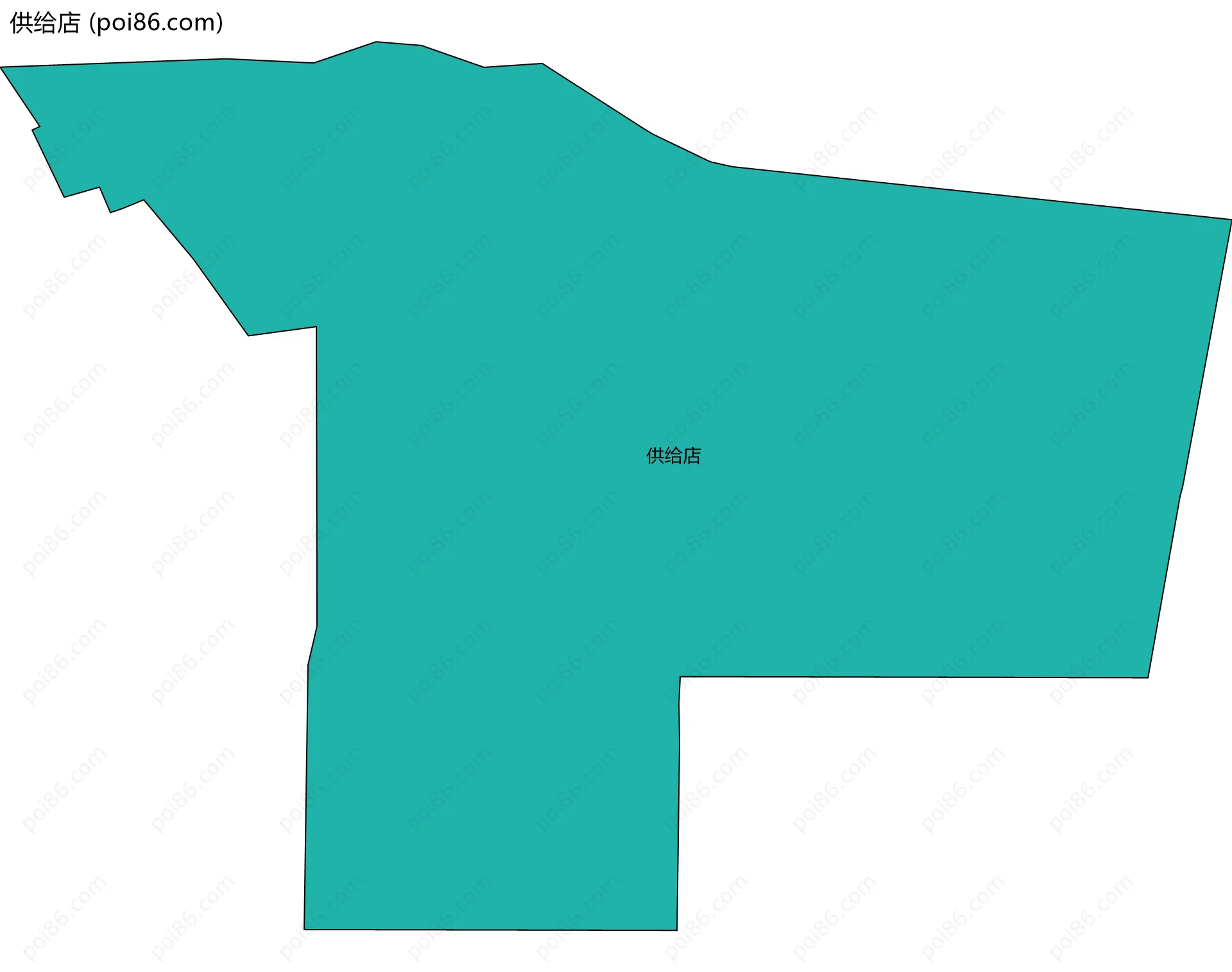 供给店边界地图