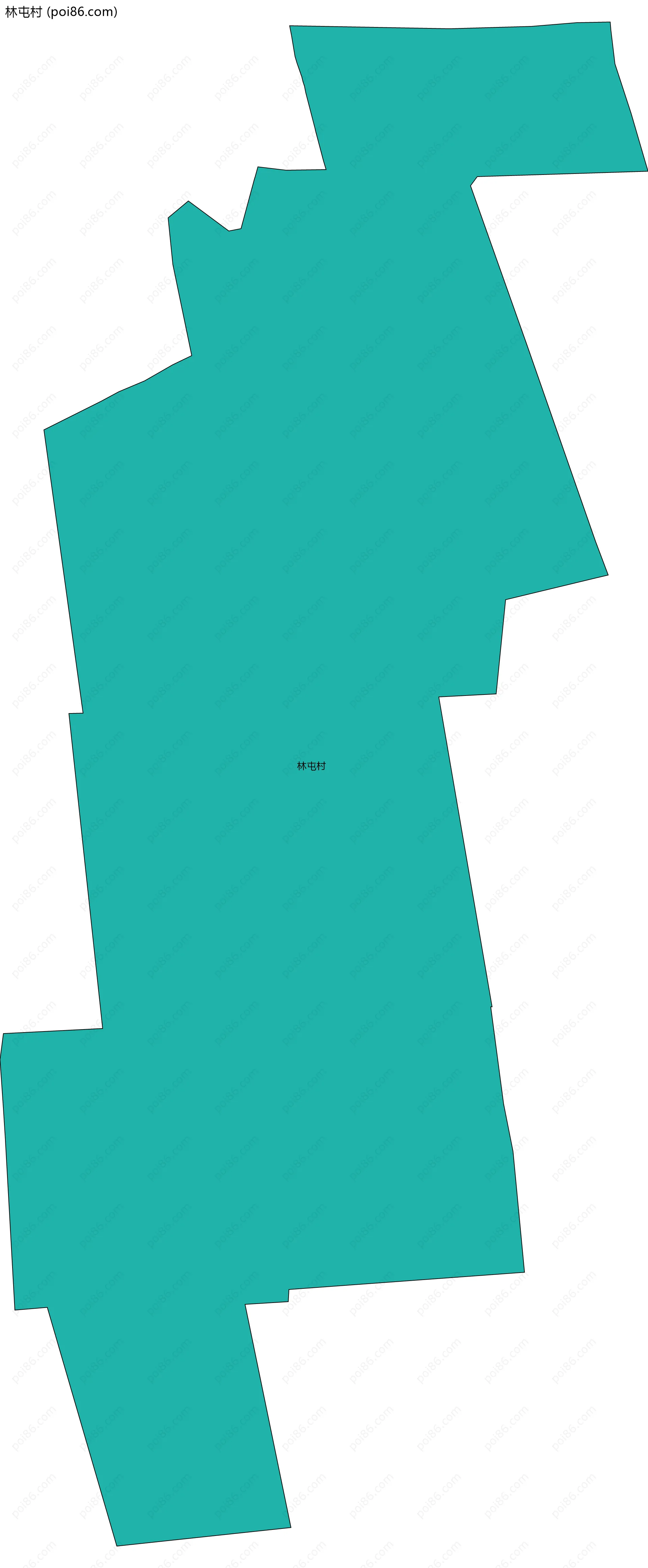 林屯村边界地图