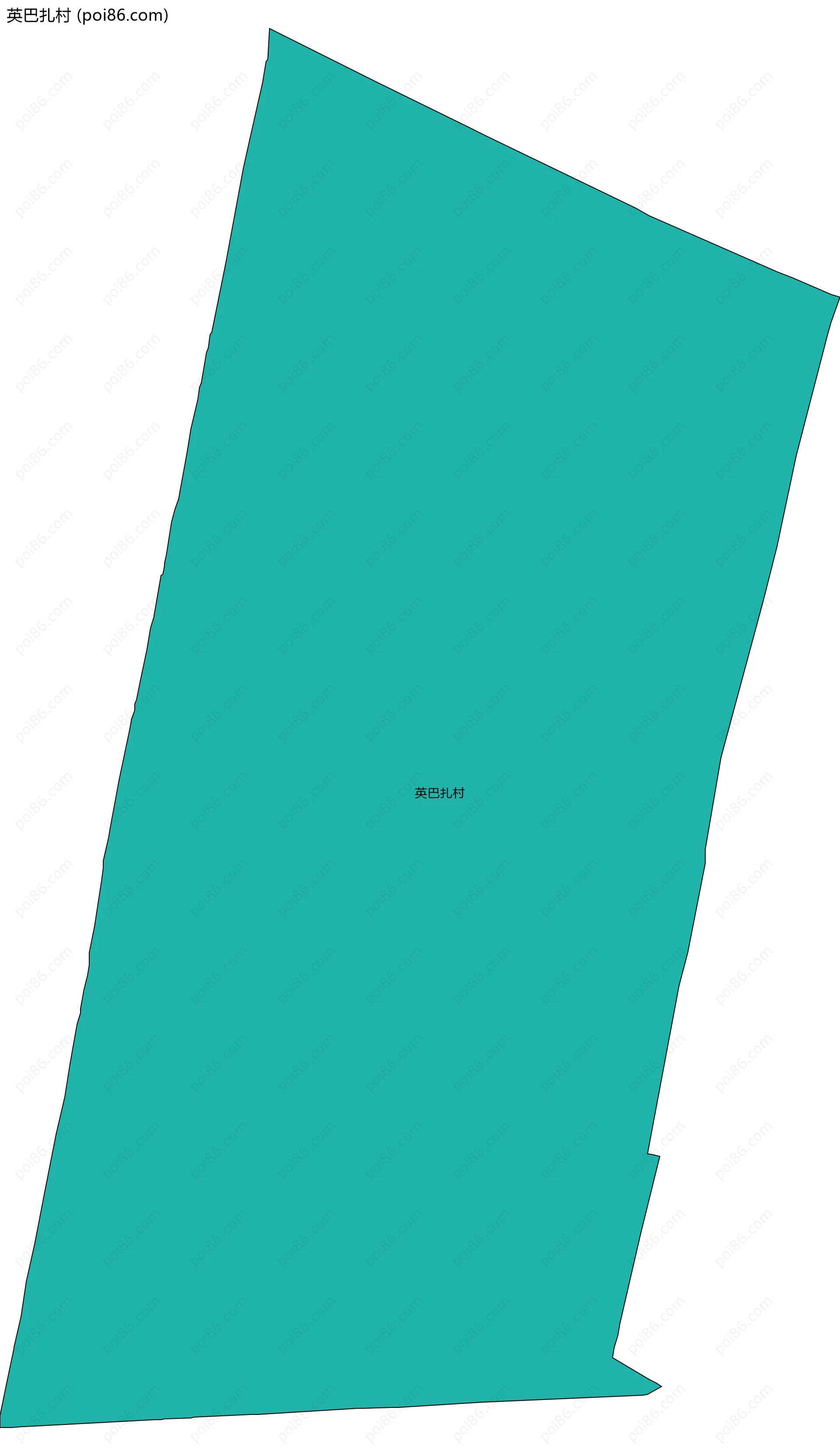 英巴扎村边界地图