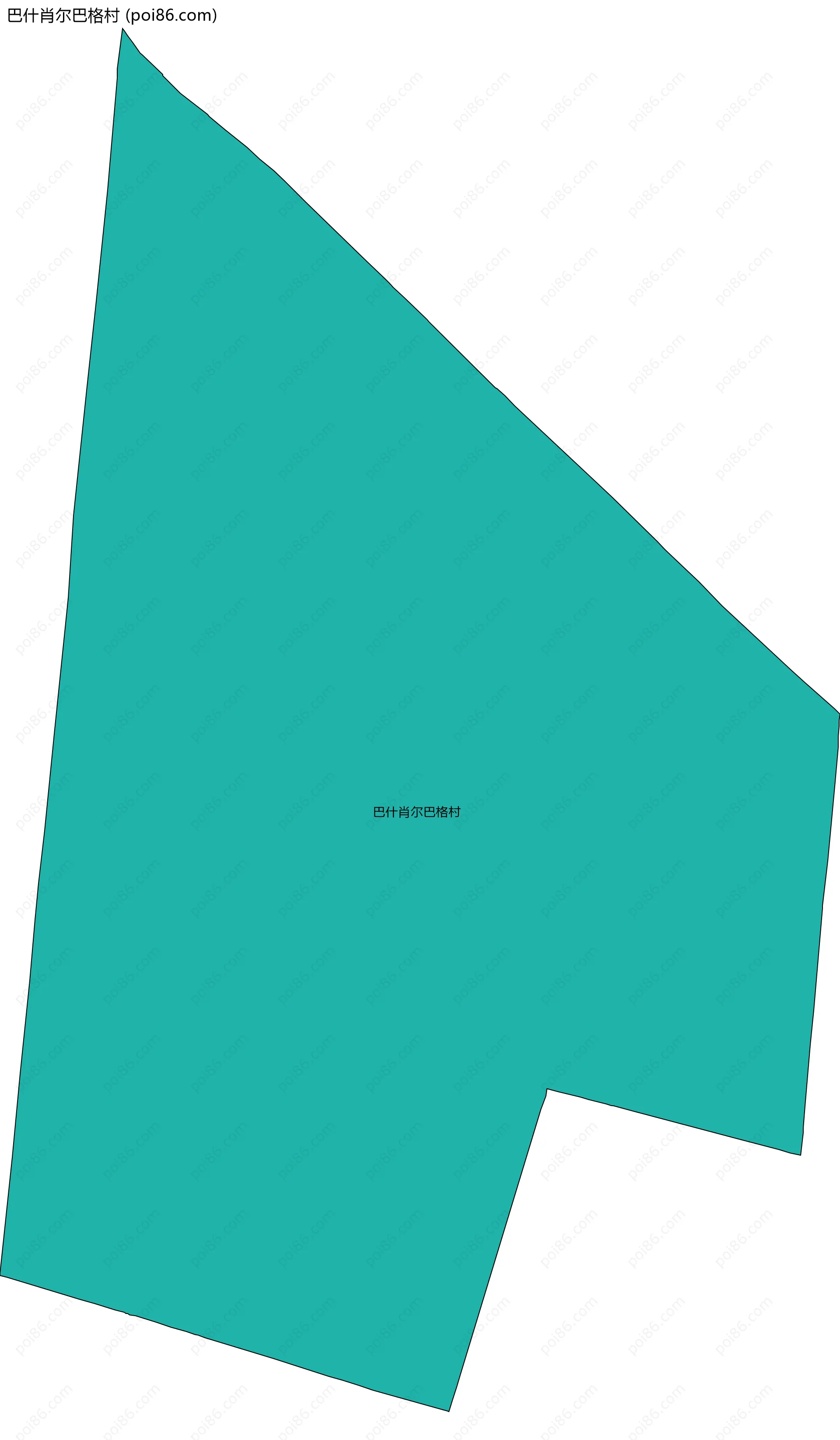 巴什肖尔巴格村边界地图