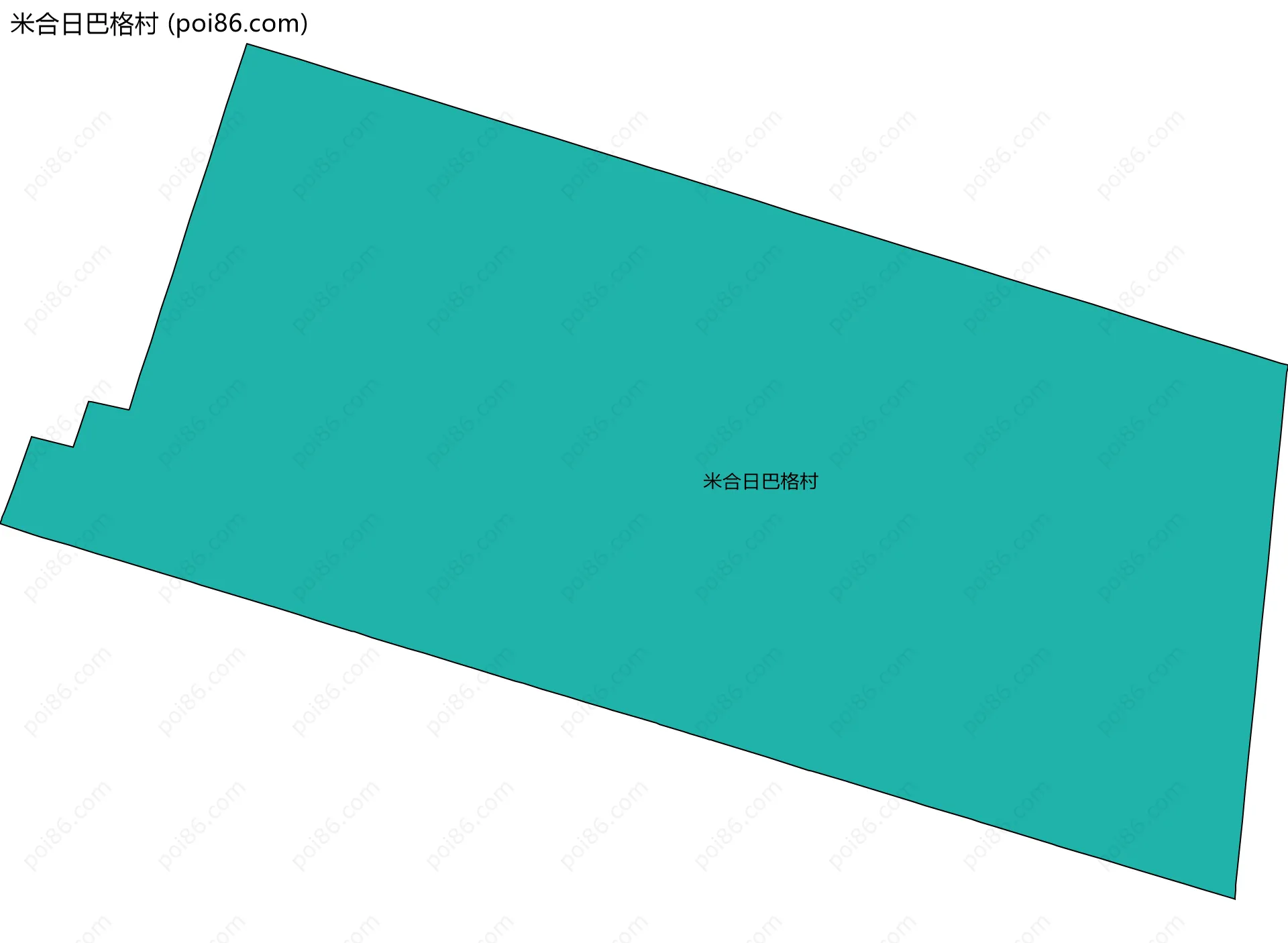 米合日巴格村边界地图