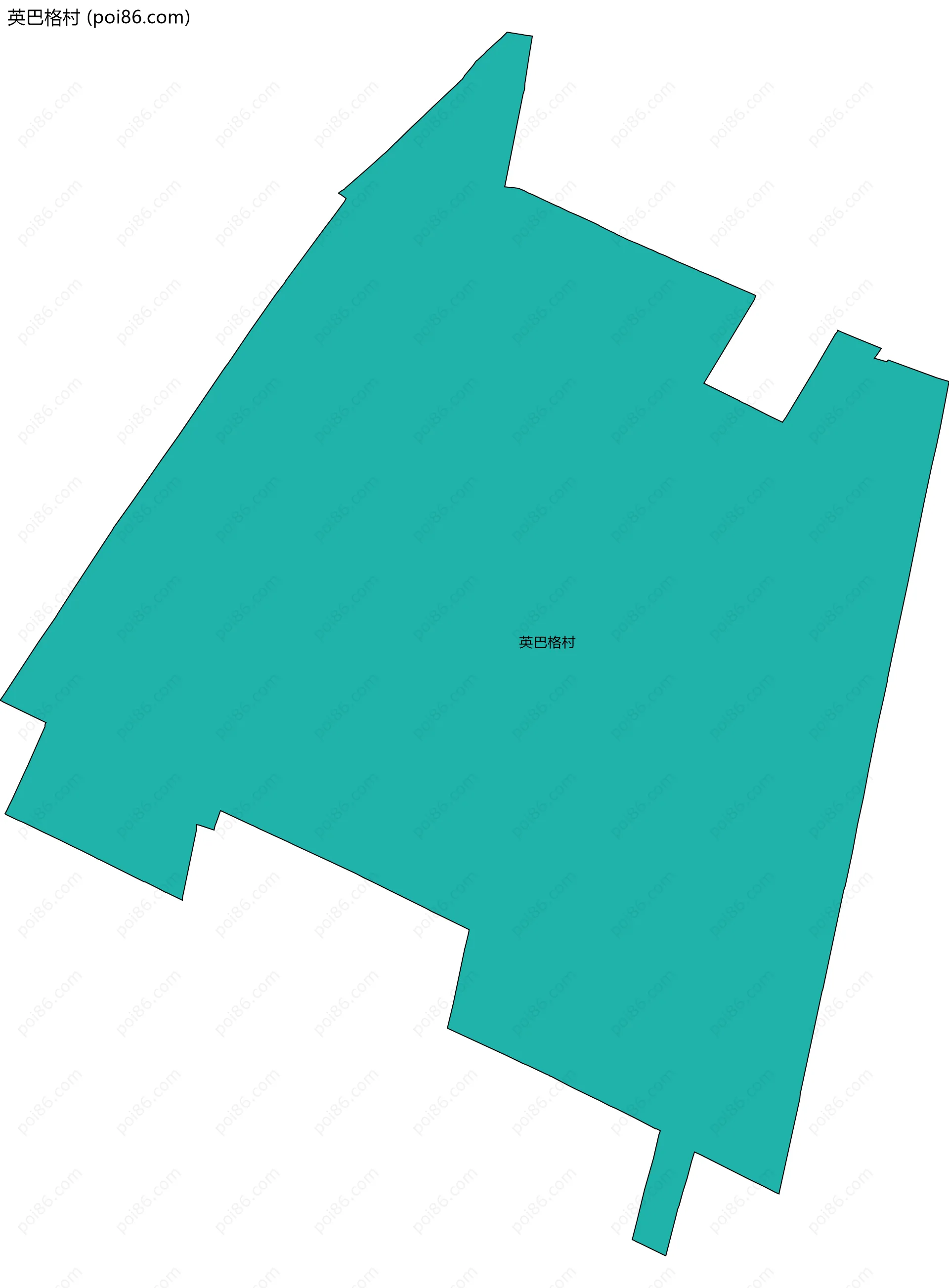 英巴格村边界地图