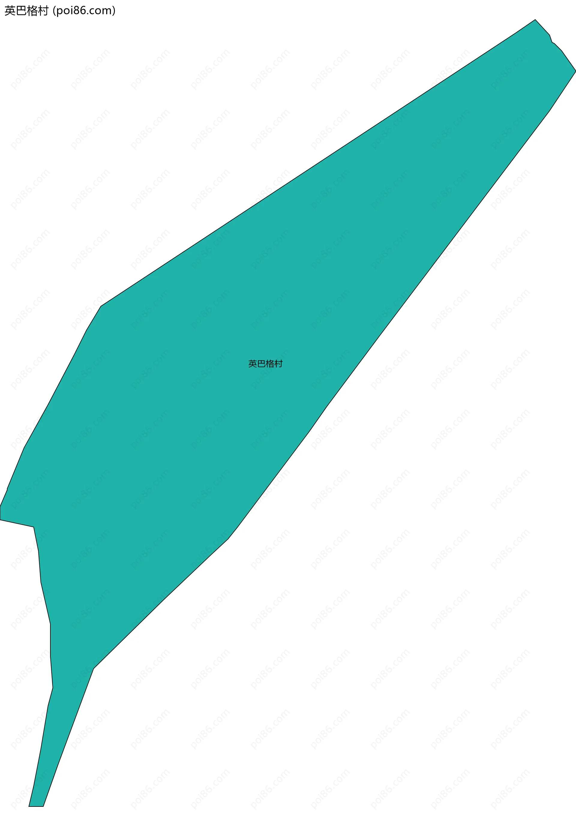 英巴格村边界地图