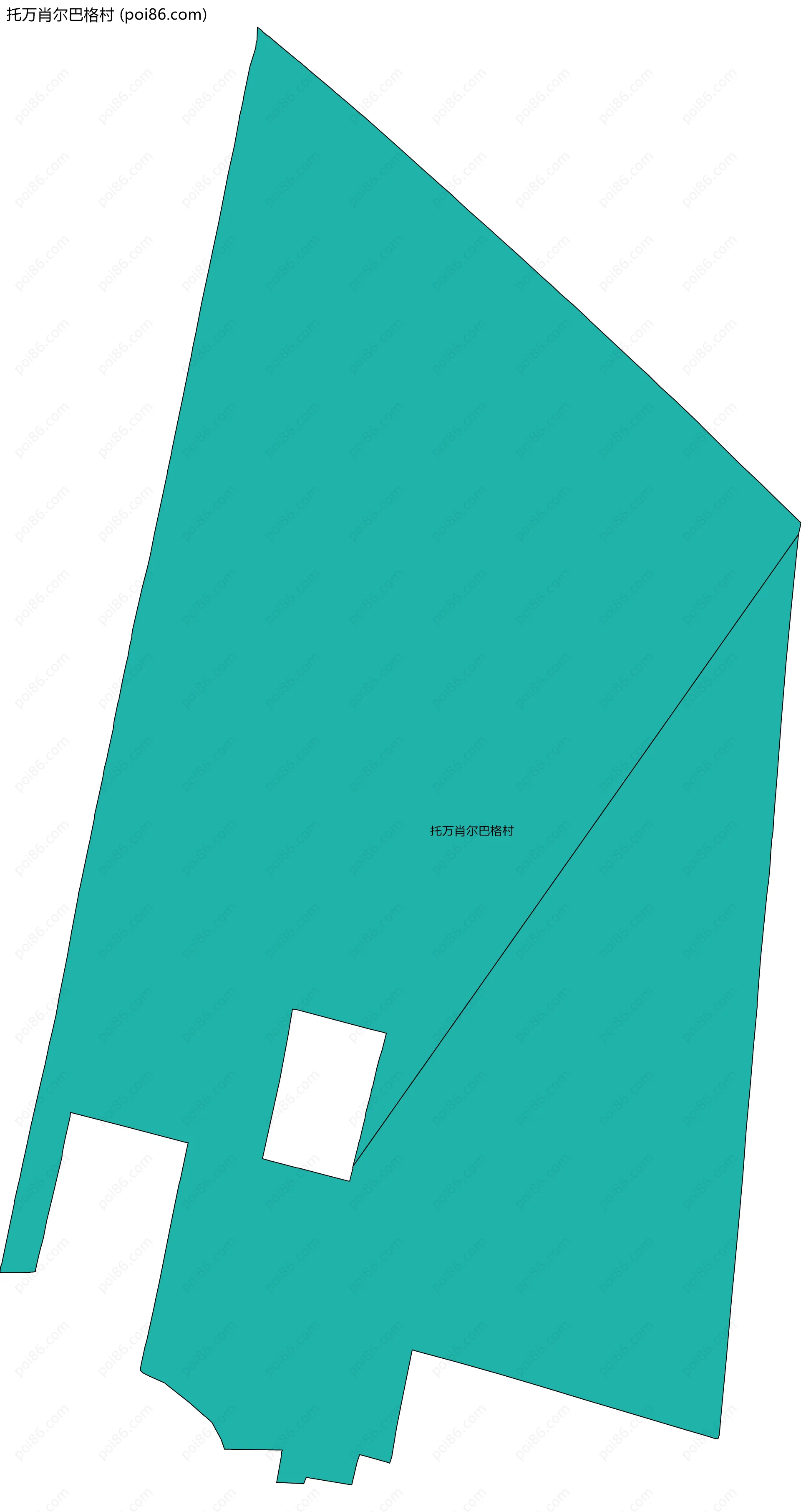 托万肖尔巴格村边界地图