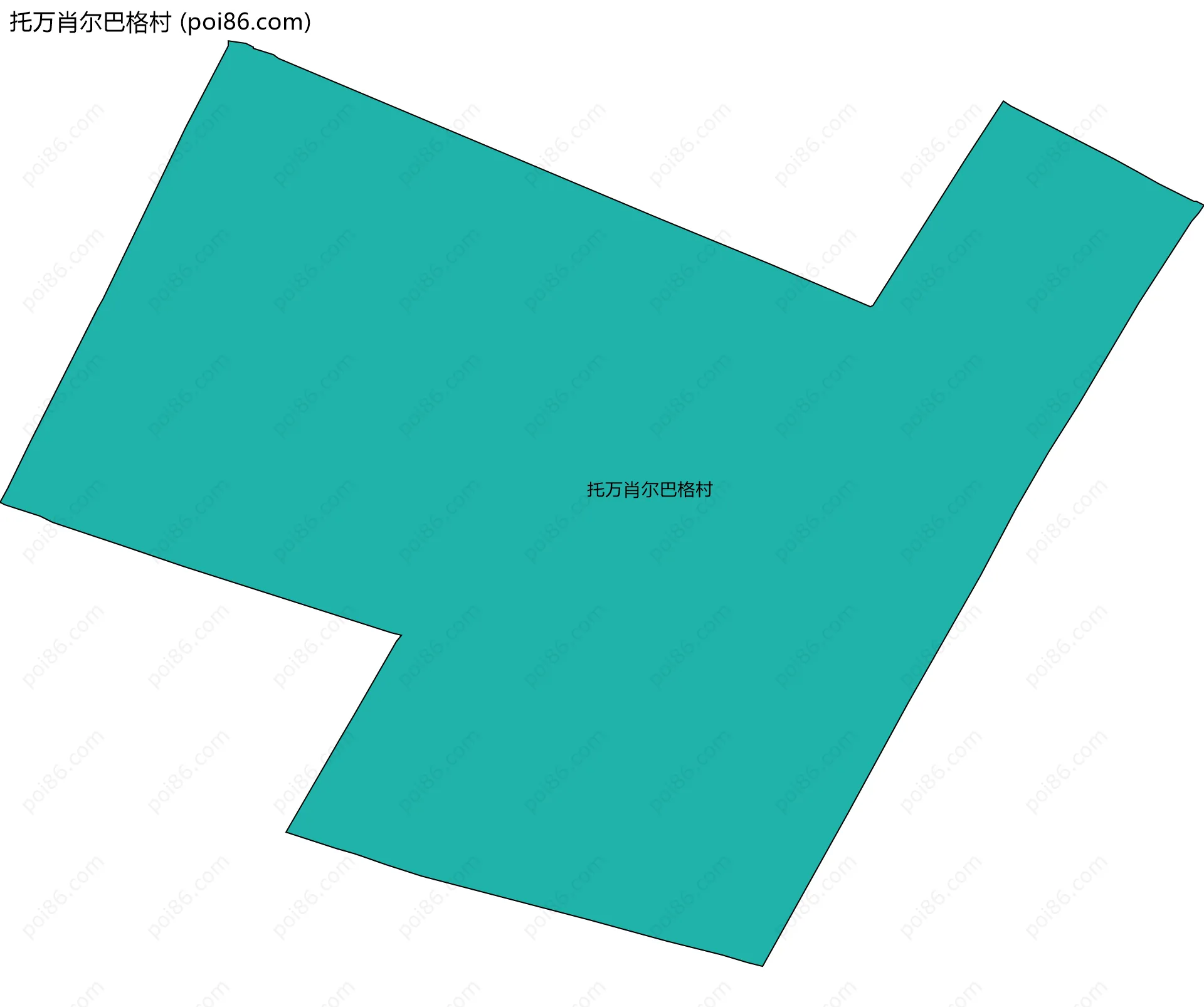 托万肖尔巴格村边界地图