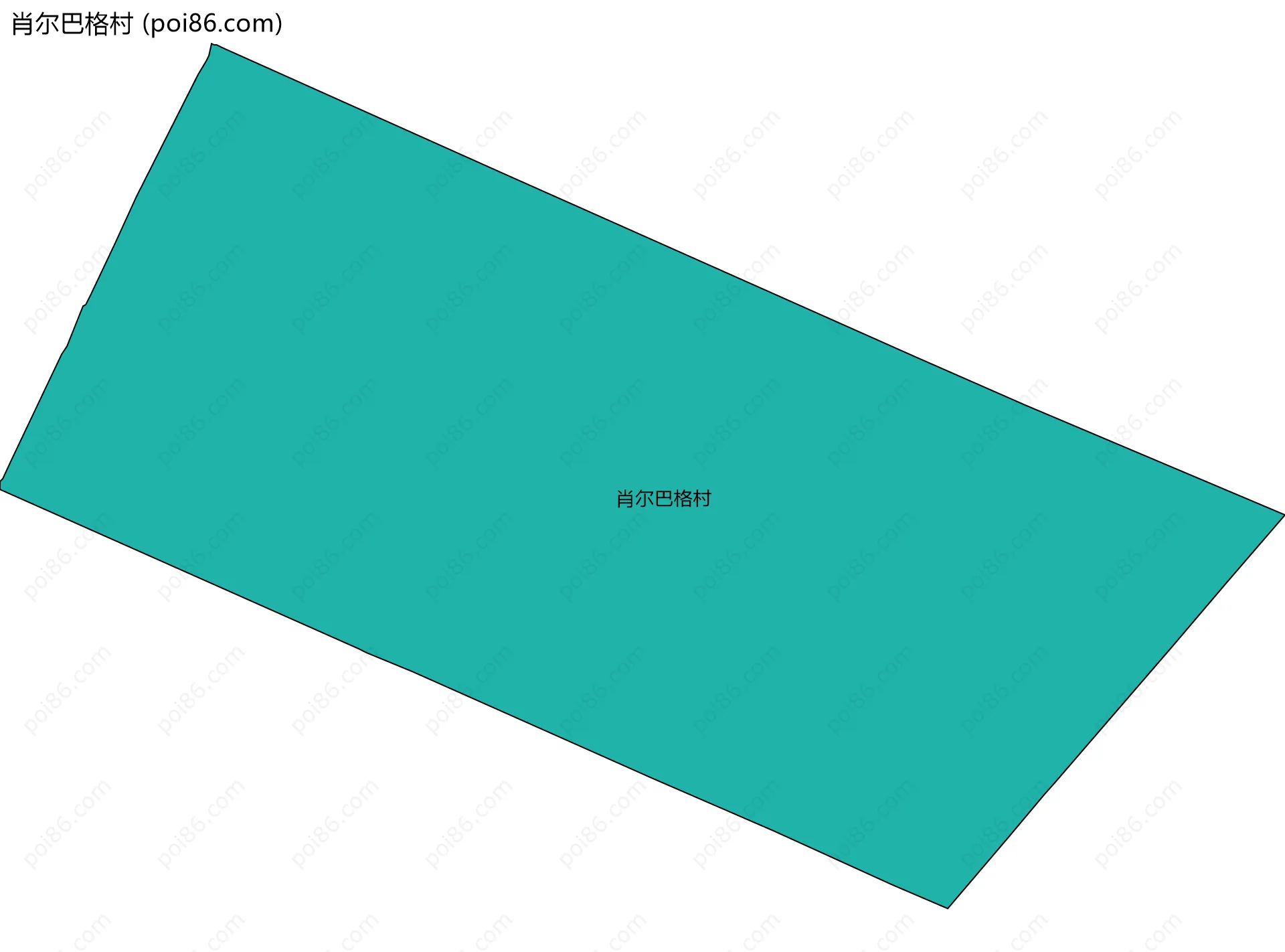 肖尔巴格村边界地图