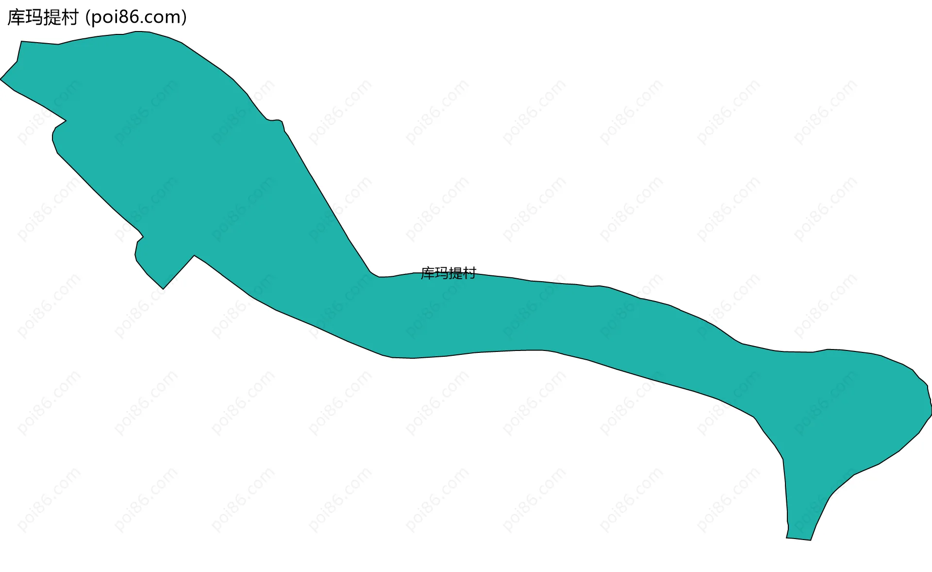 库玛提村边界地图
