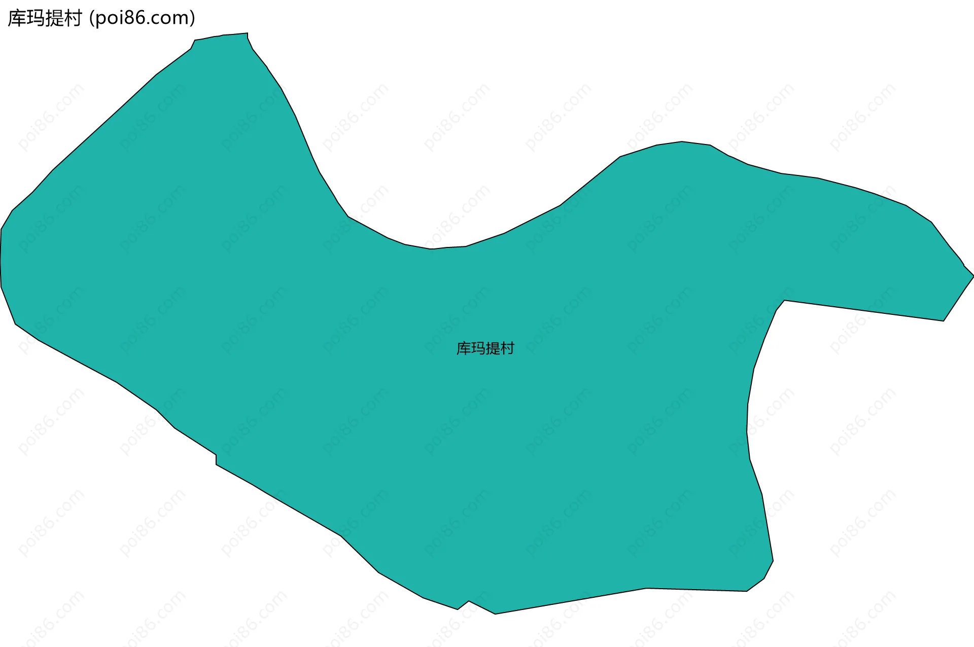 库玛提村边界地图