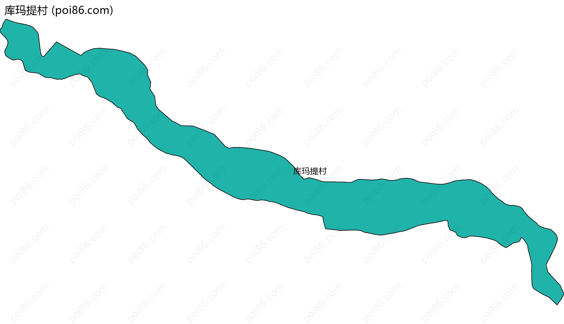库玛提村边界地图
