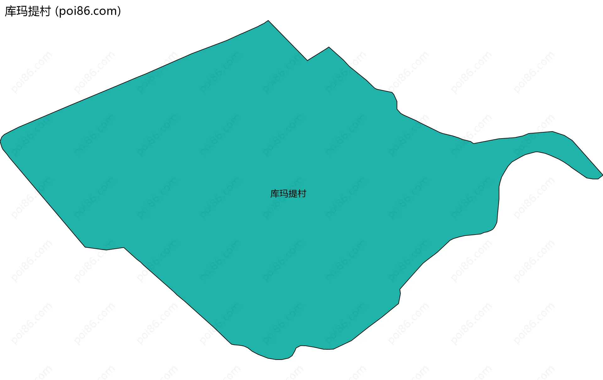 库玛提村边界地图