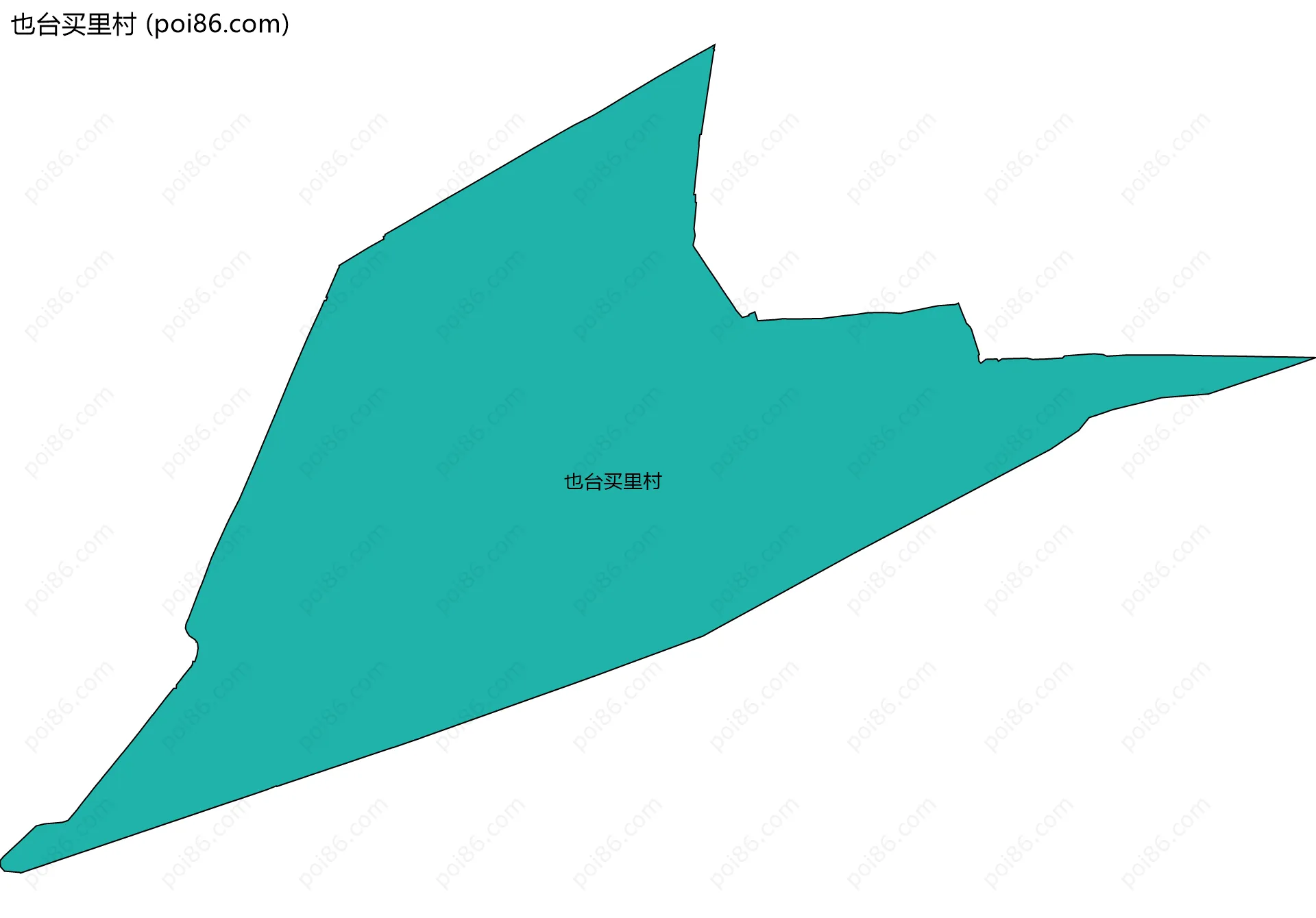 也台买里村边界地图