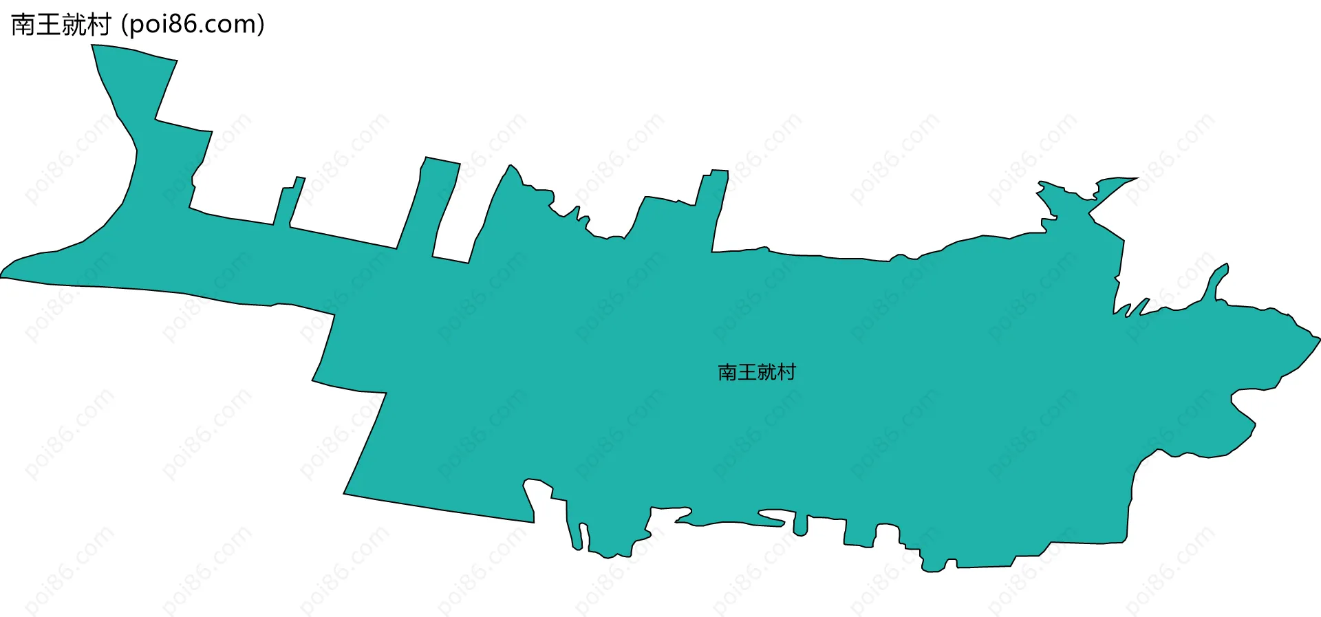 南王就村边界地图