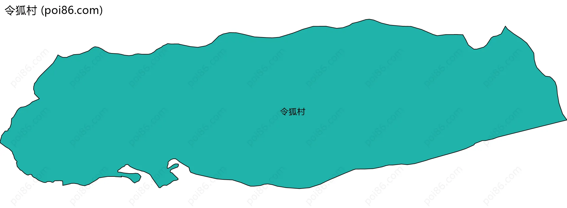 令狐村边界地图