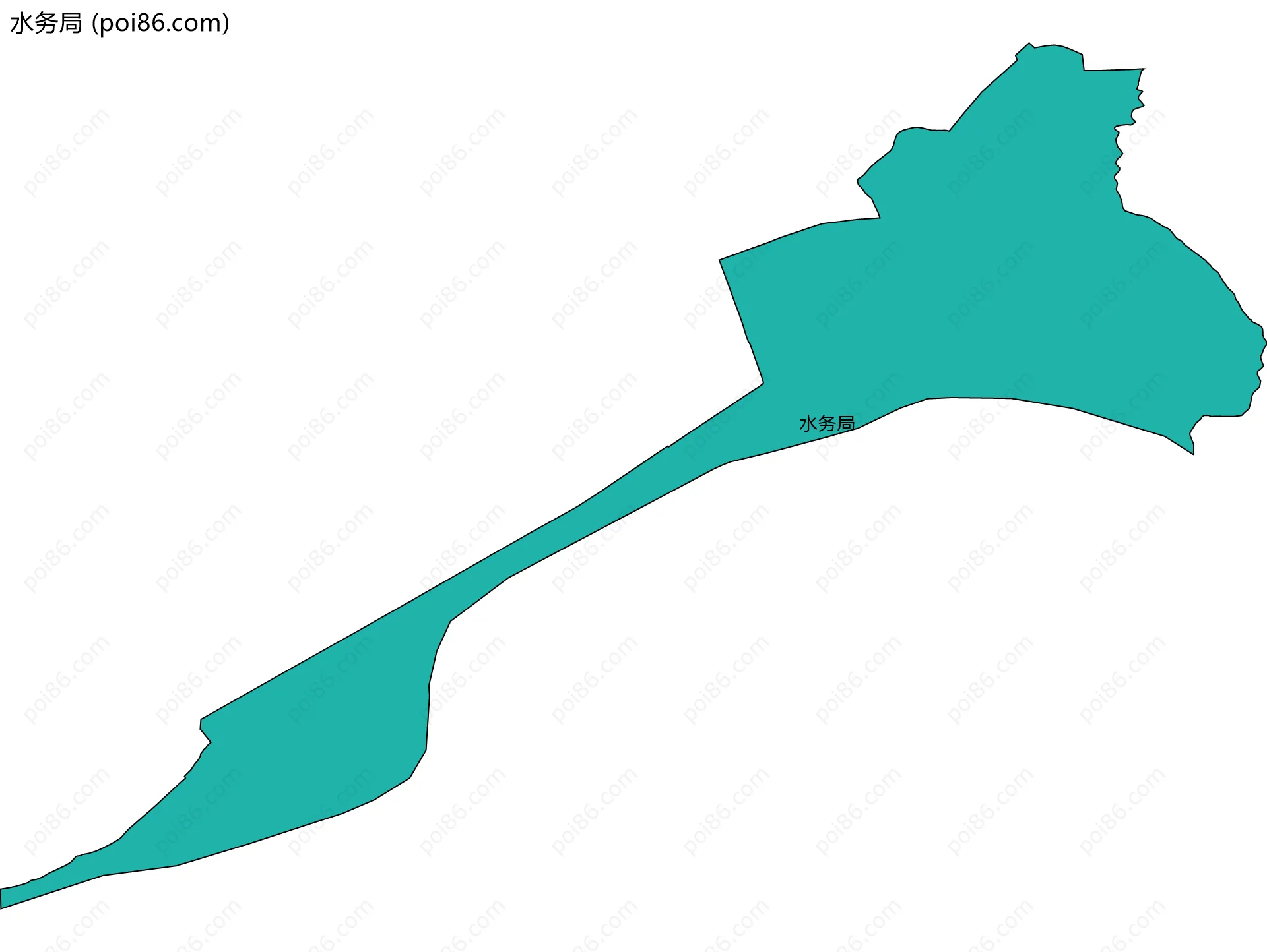 水务局边界地图