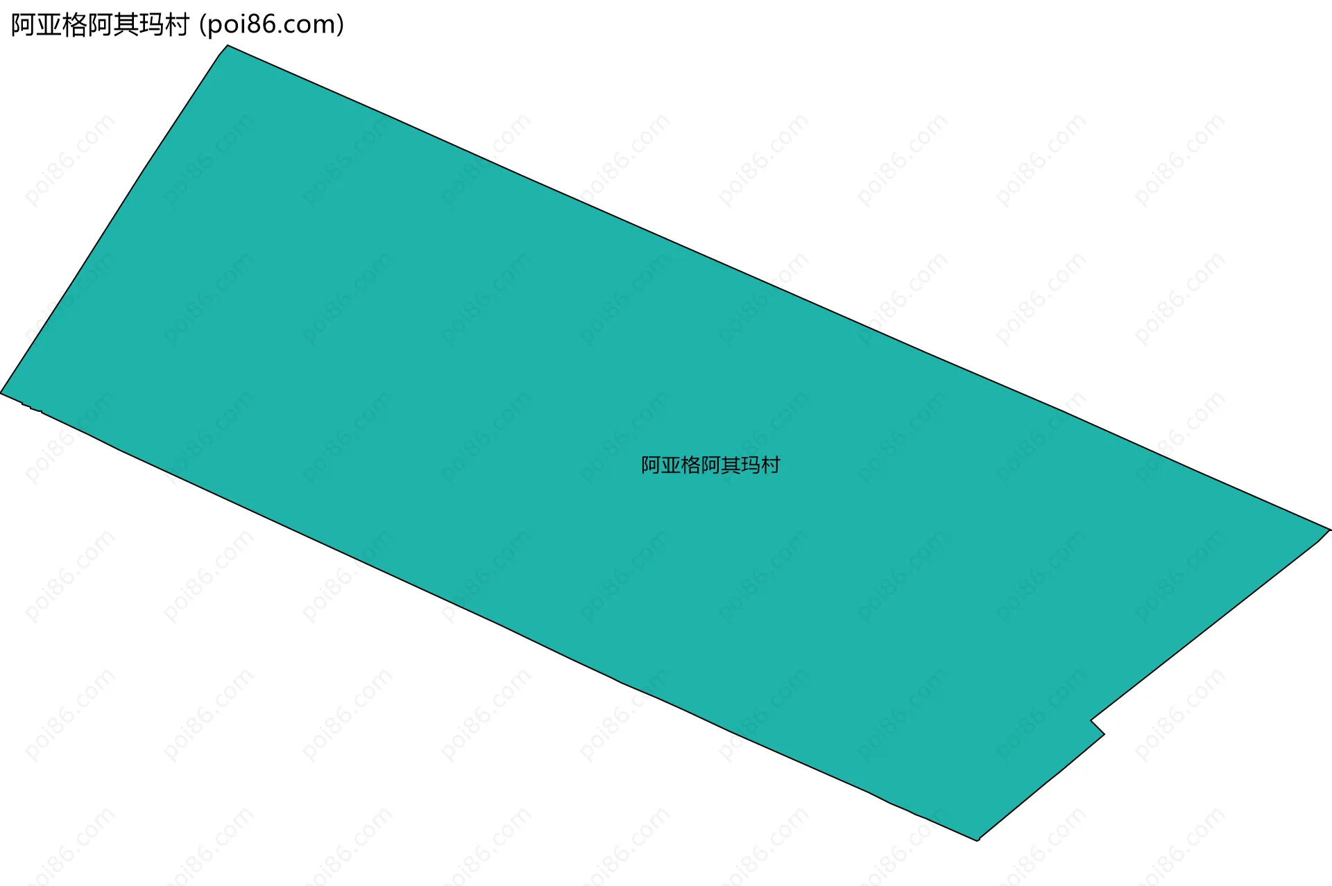 阿亚格阿其玛村边界地图