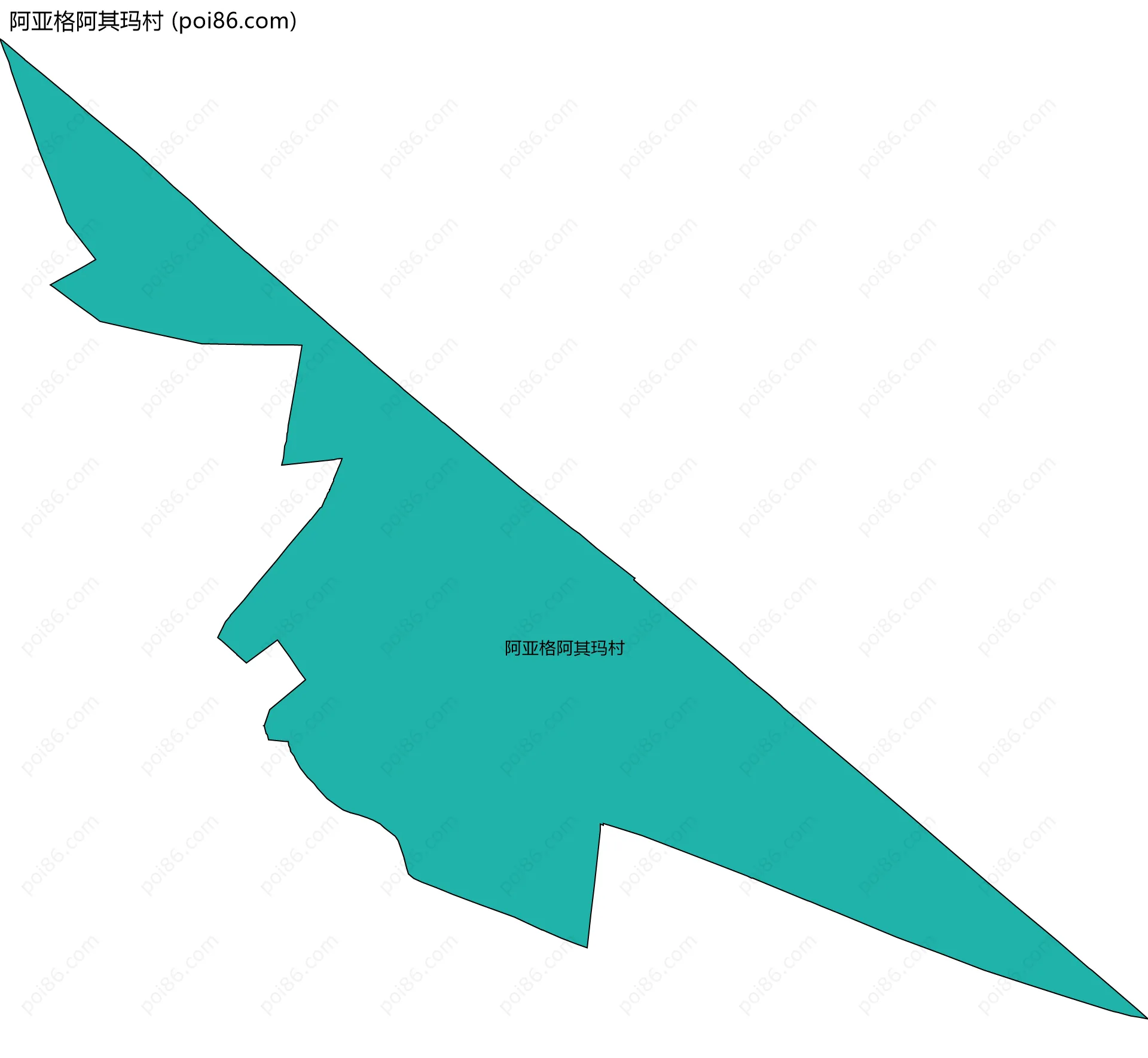 阿亚格阿其玛村边界地图