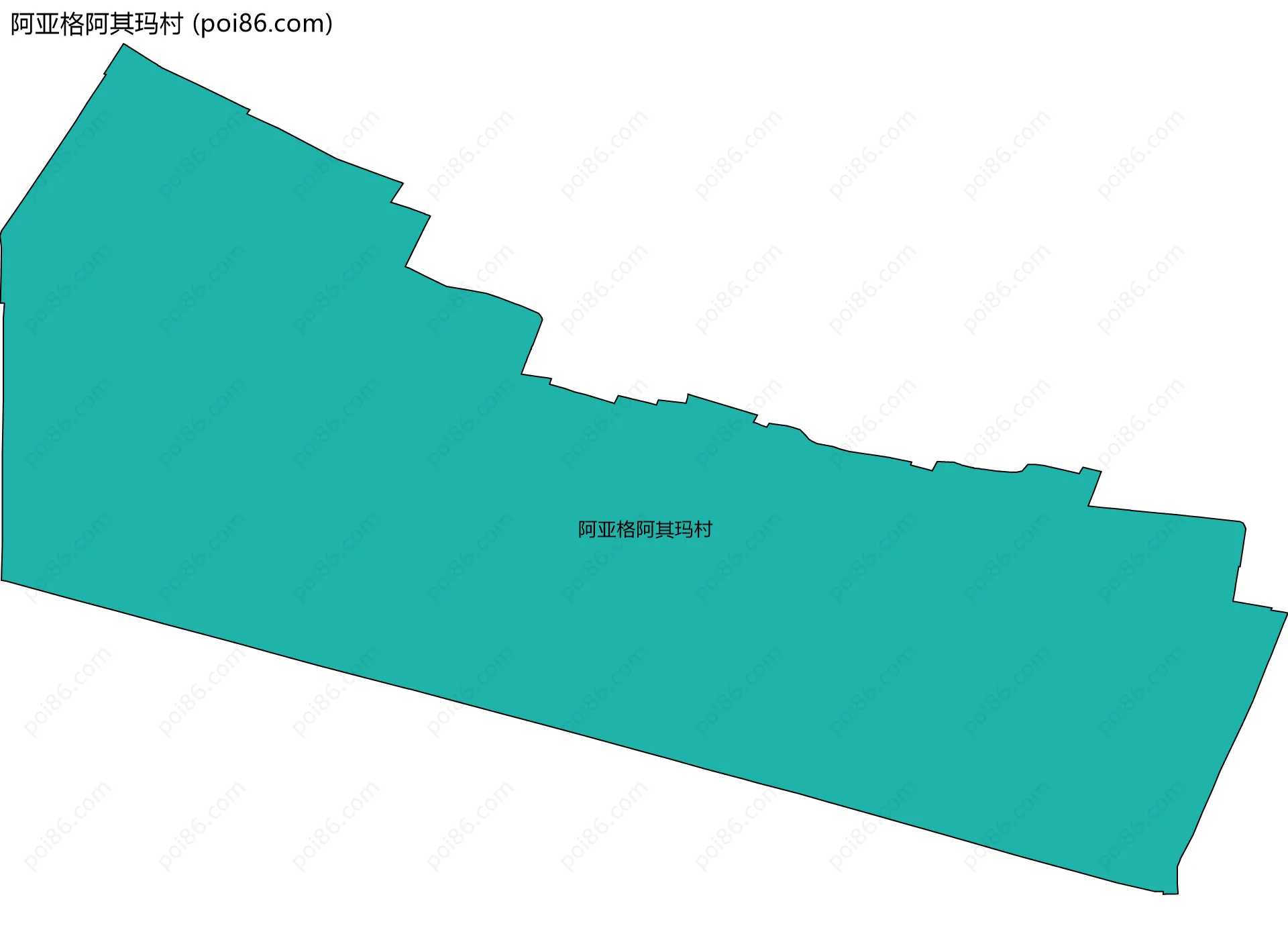 阿亚格阿其玛村边界地图