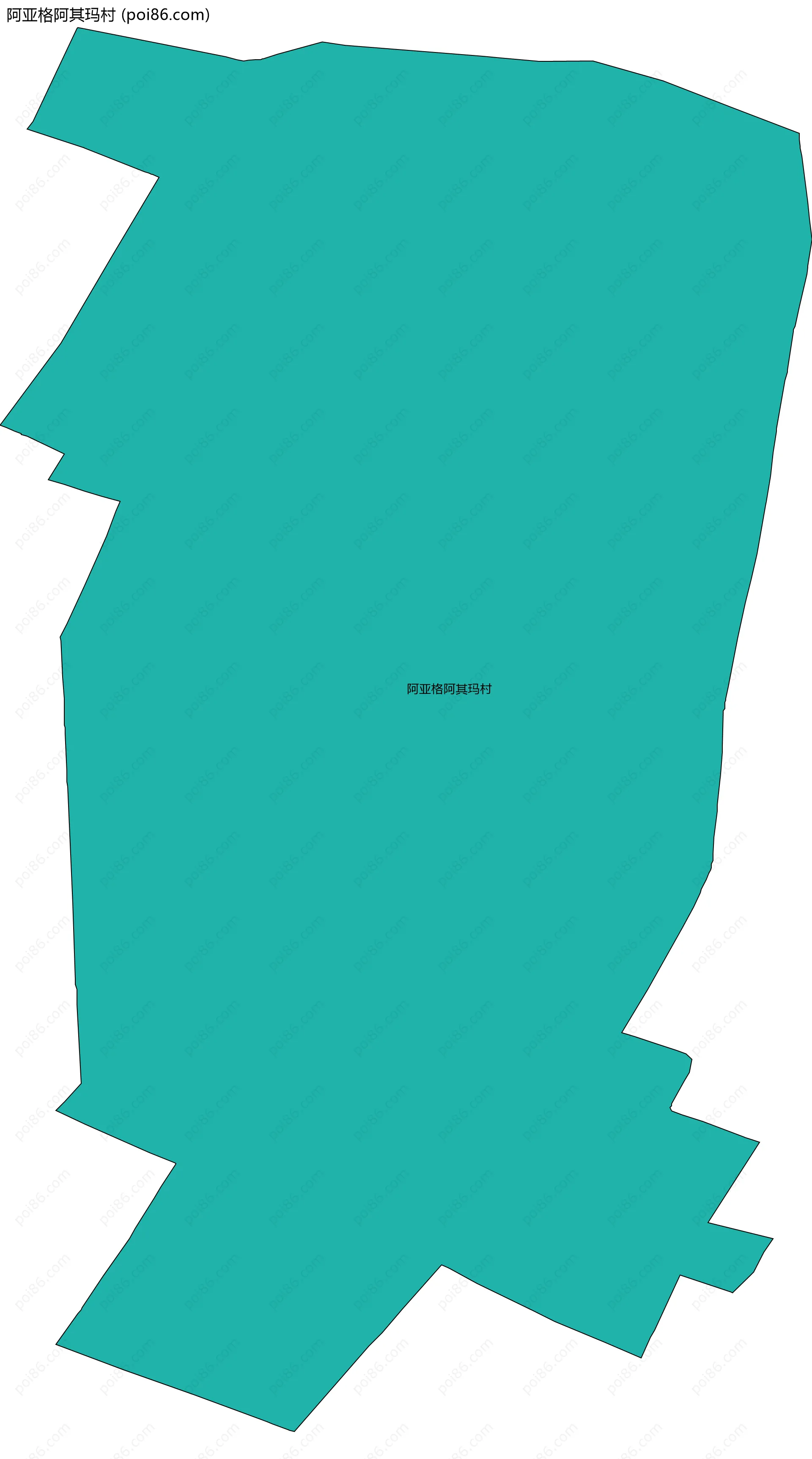 阿亚格阿其玛村边界地图