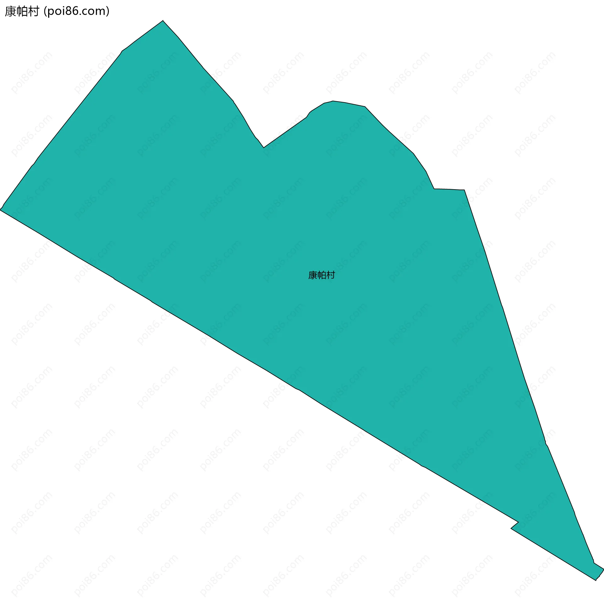 康帕村边界地图