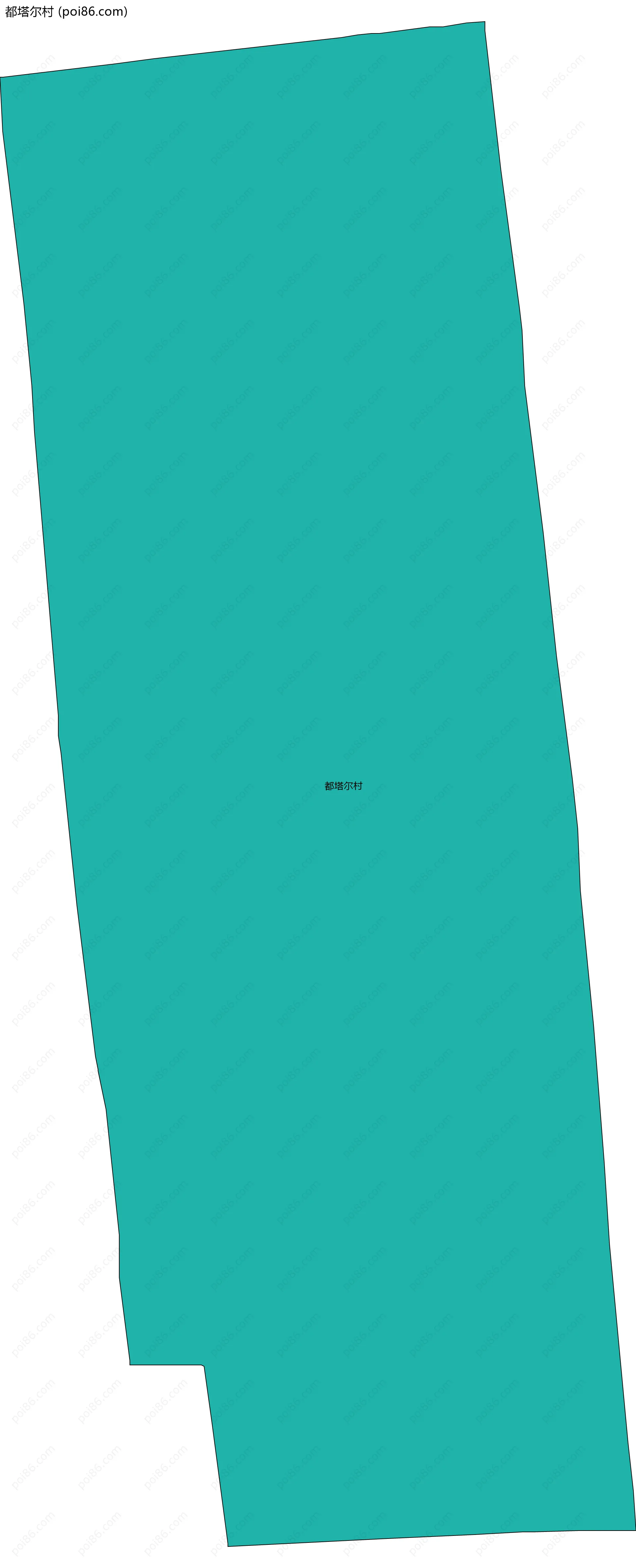 都塔尔村边界地图