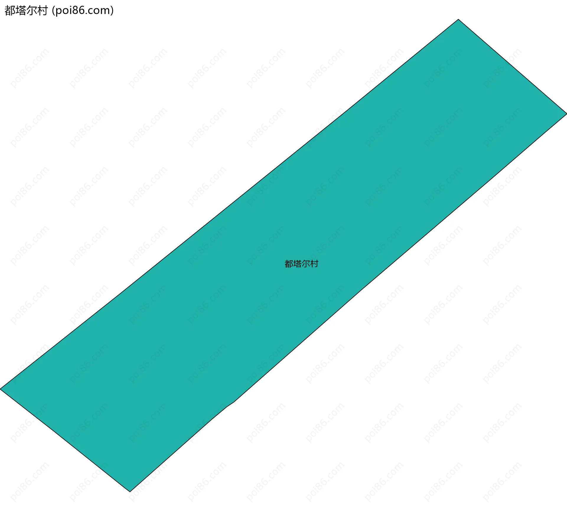 都塔尔村边界地图