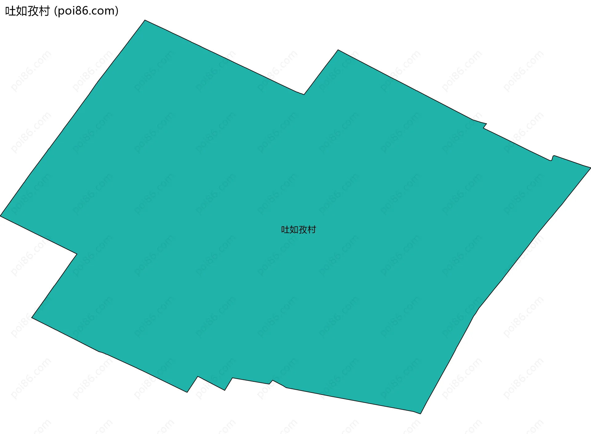 吐如孜村边界地图