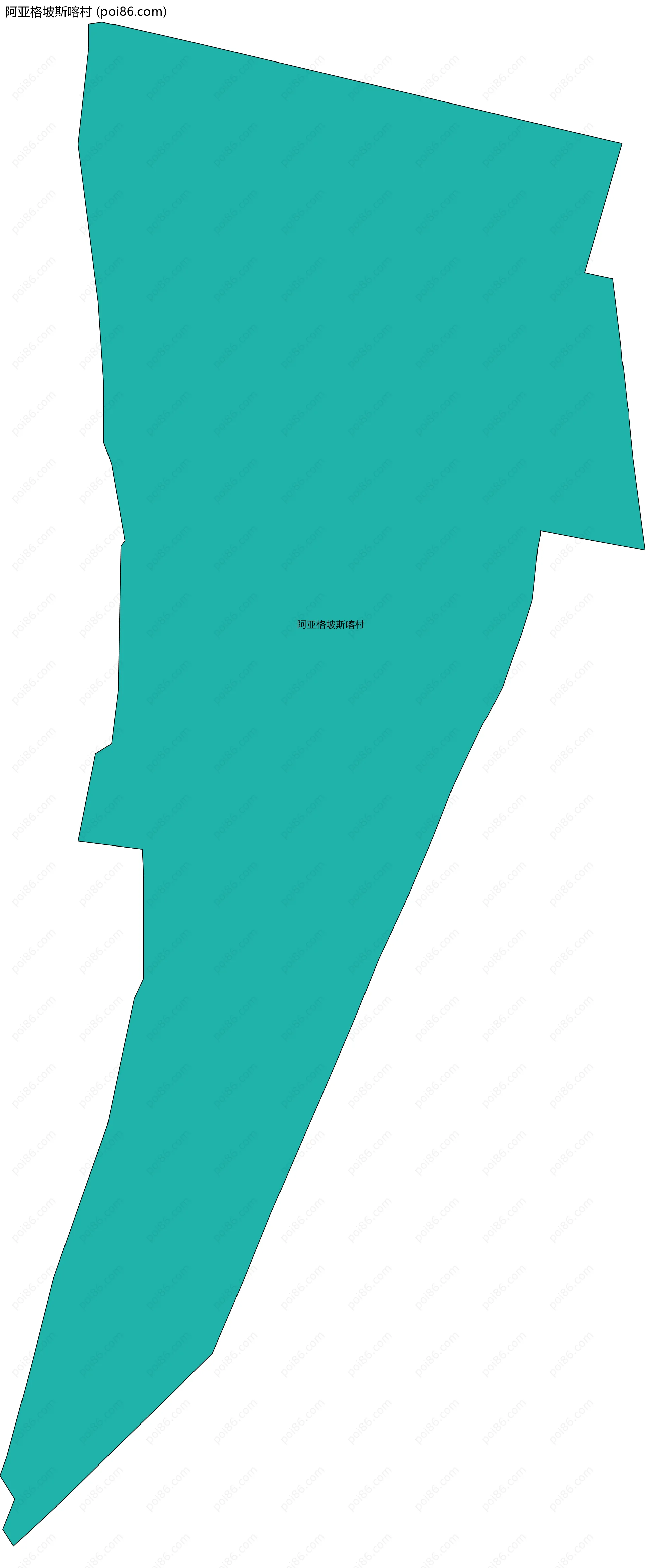 阿亚格坡斯喀村边界地图