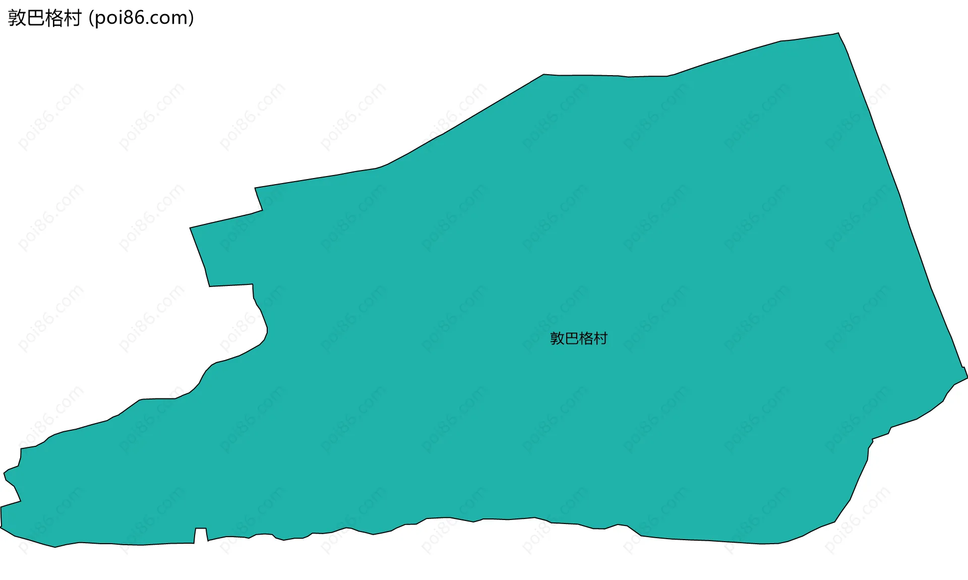 敦巴格村边界地图