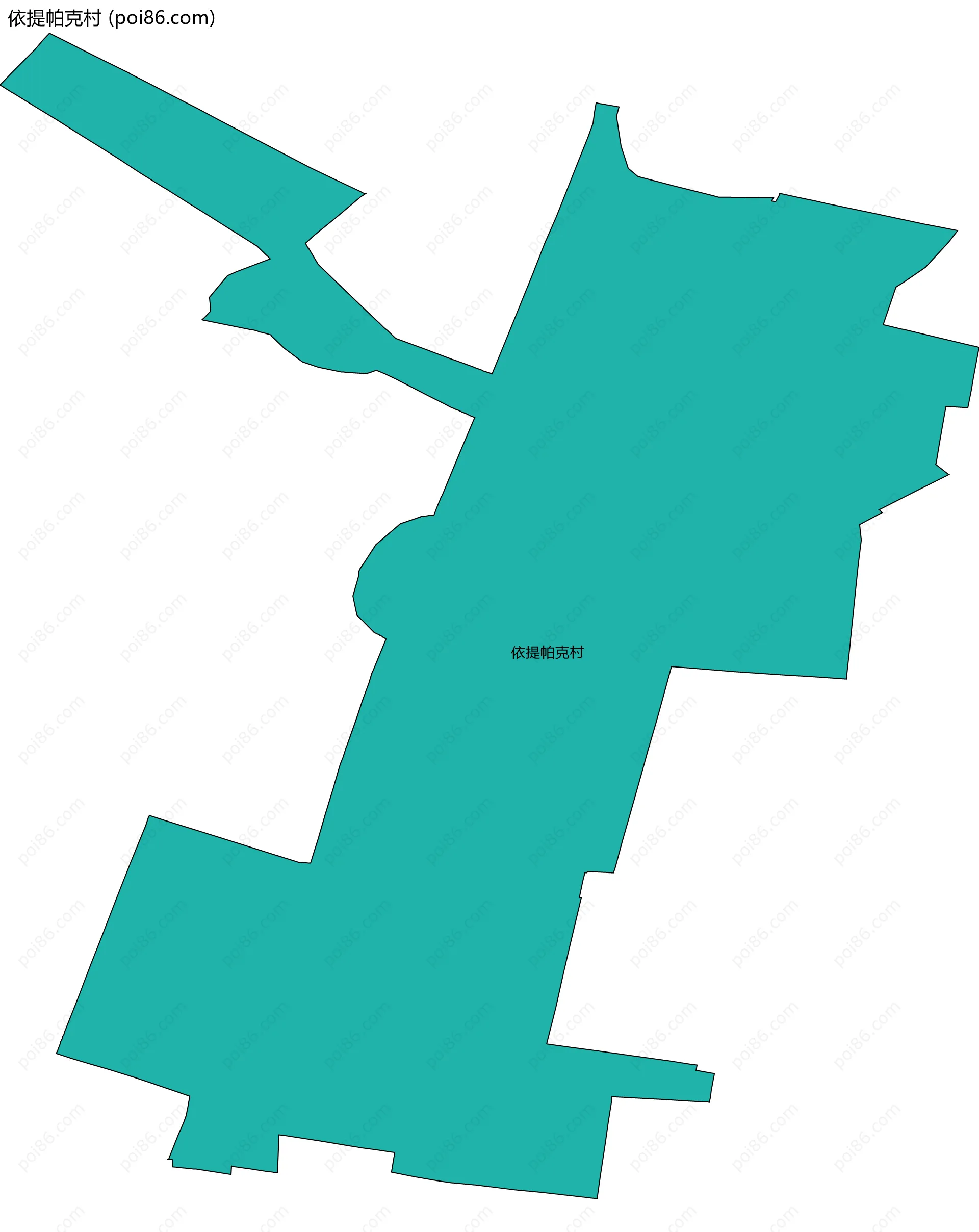 依提帕克村边界地图