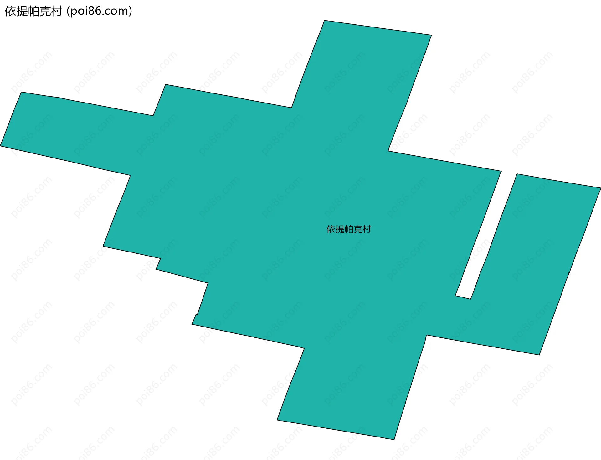 依提帕克村边界地图